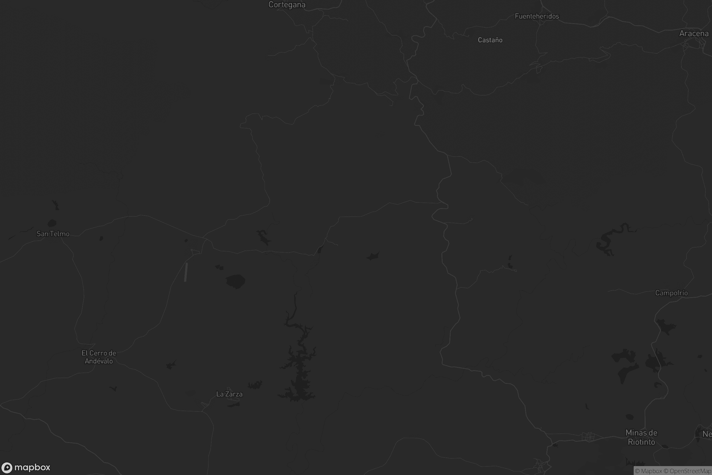 Mapa de Almonaster la Real