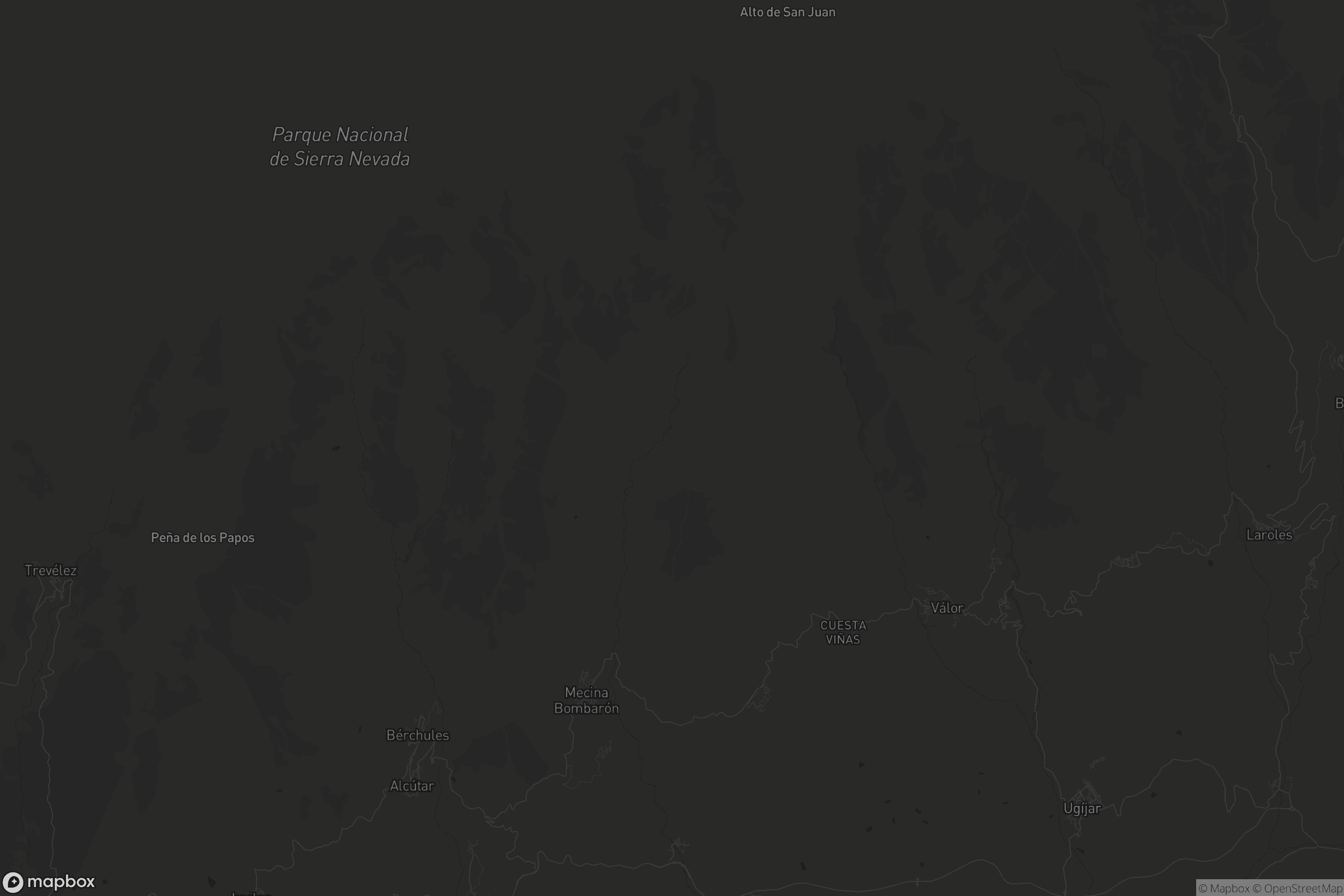 Mapa de Alpujarra de la Sierra