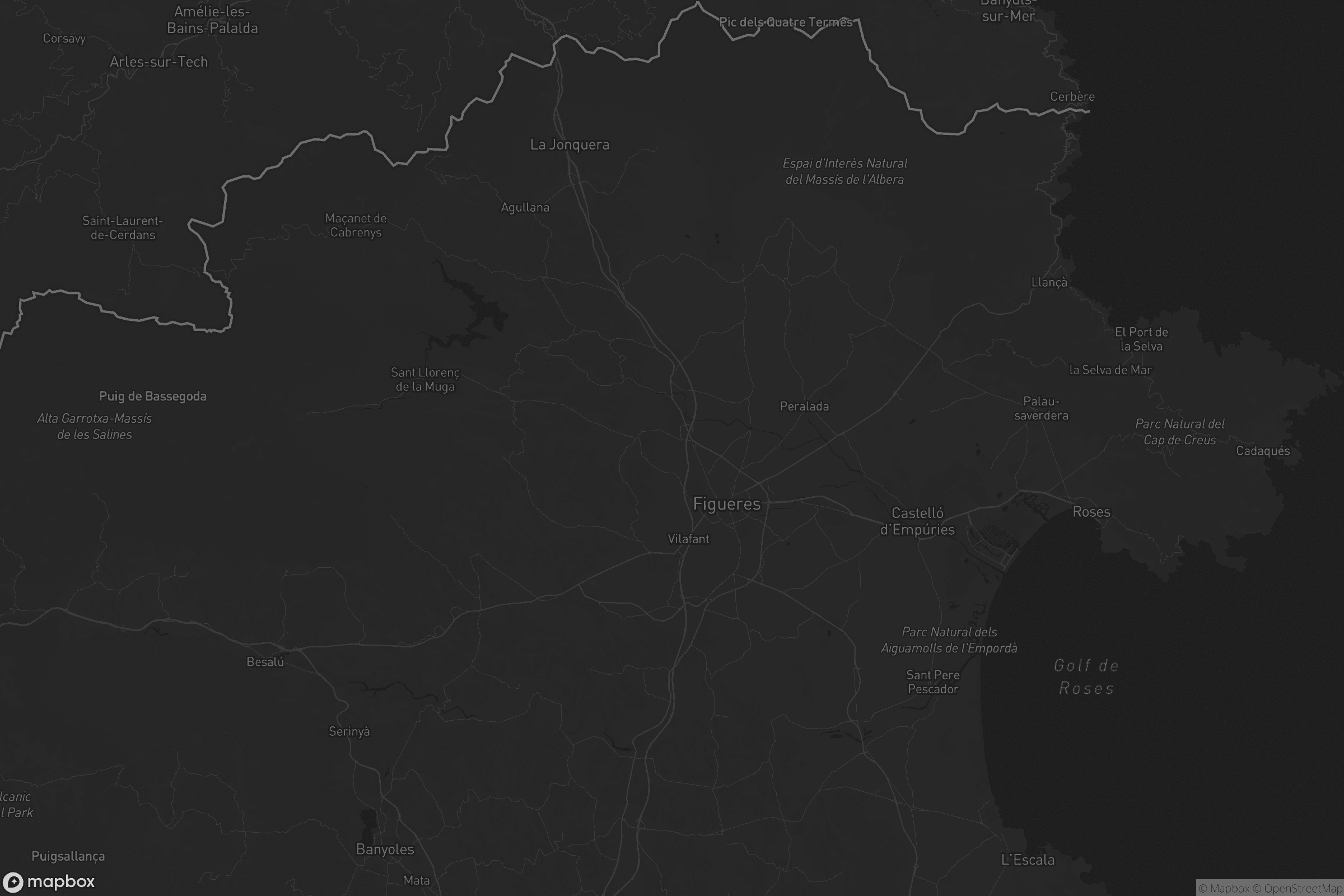Mapa de Alt Empordà