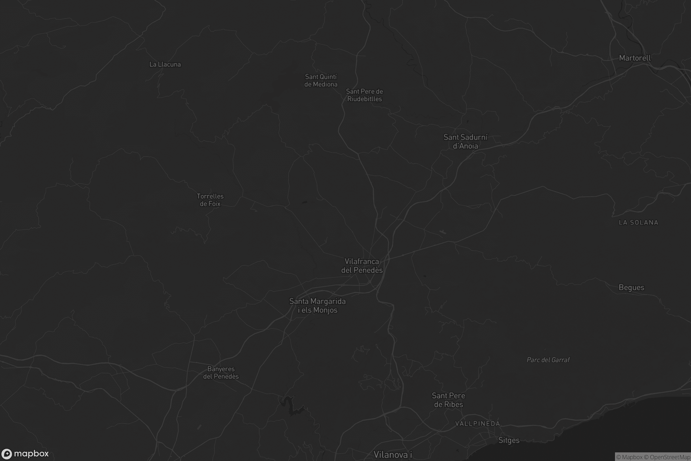 Mapa de Alt Penedès