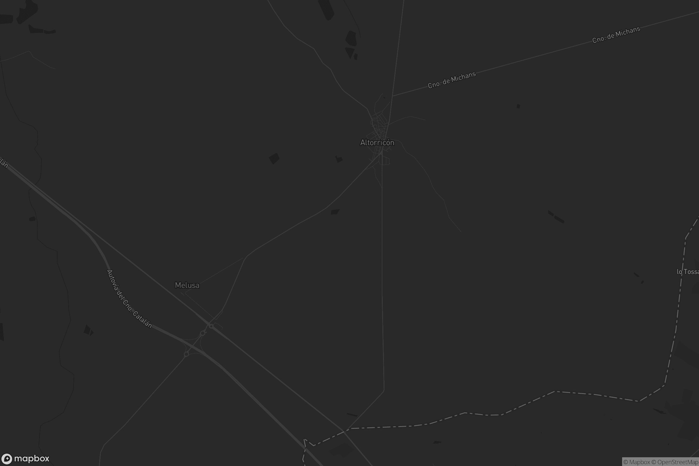 Mapa de Altorricón / el Torricó