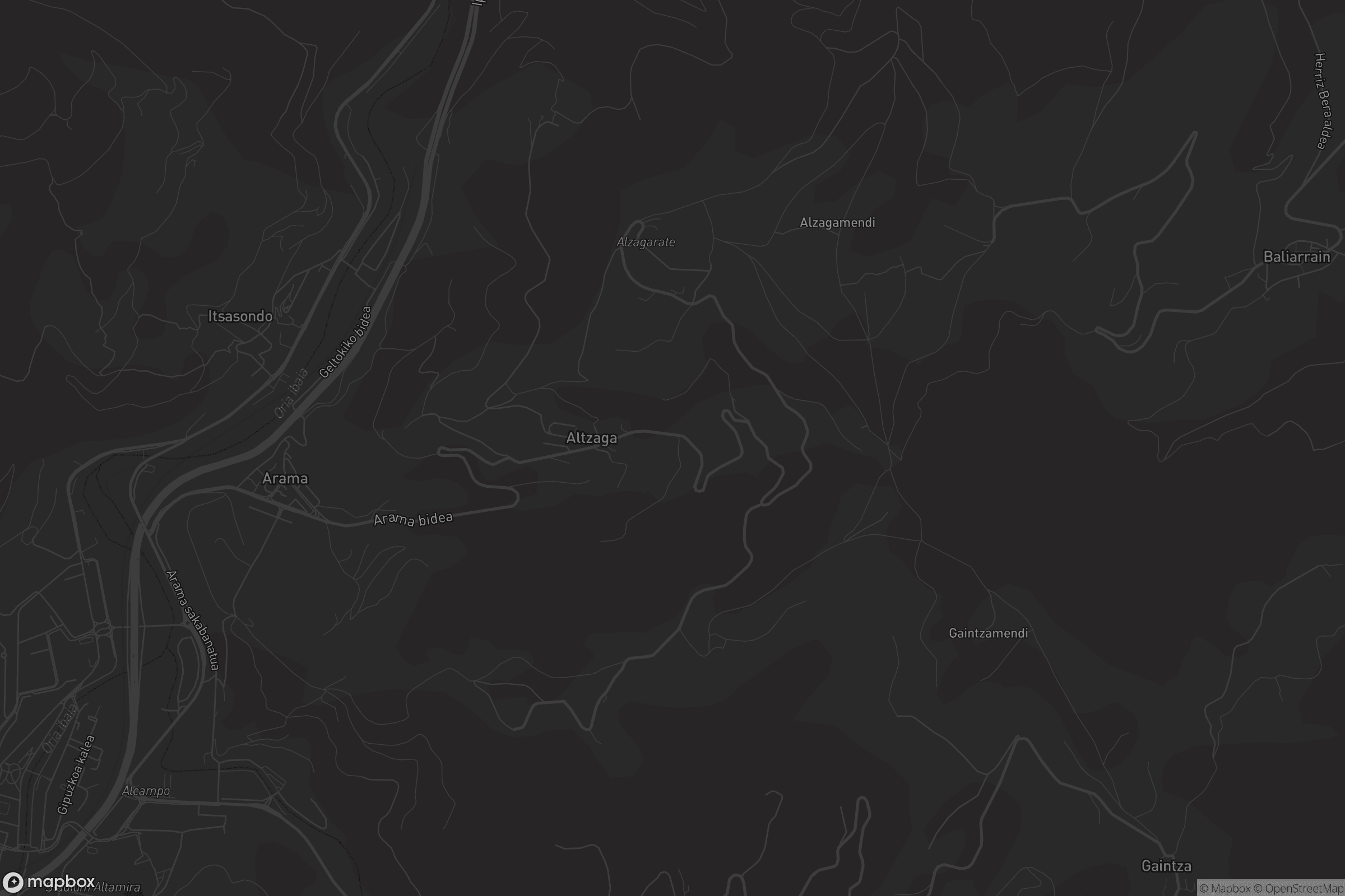 Mapa de Altzaga