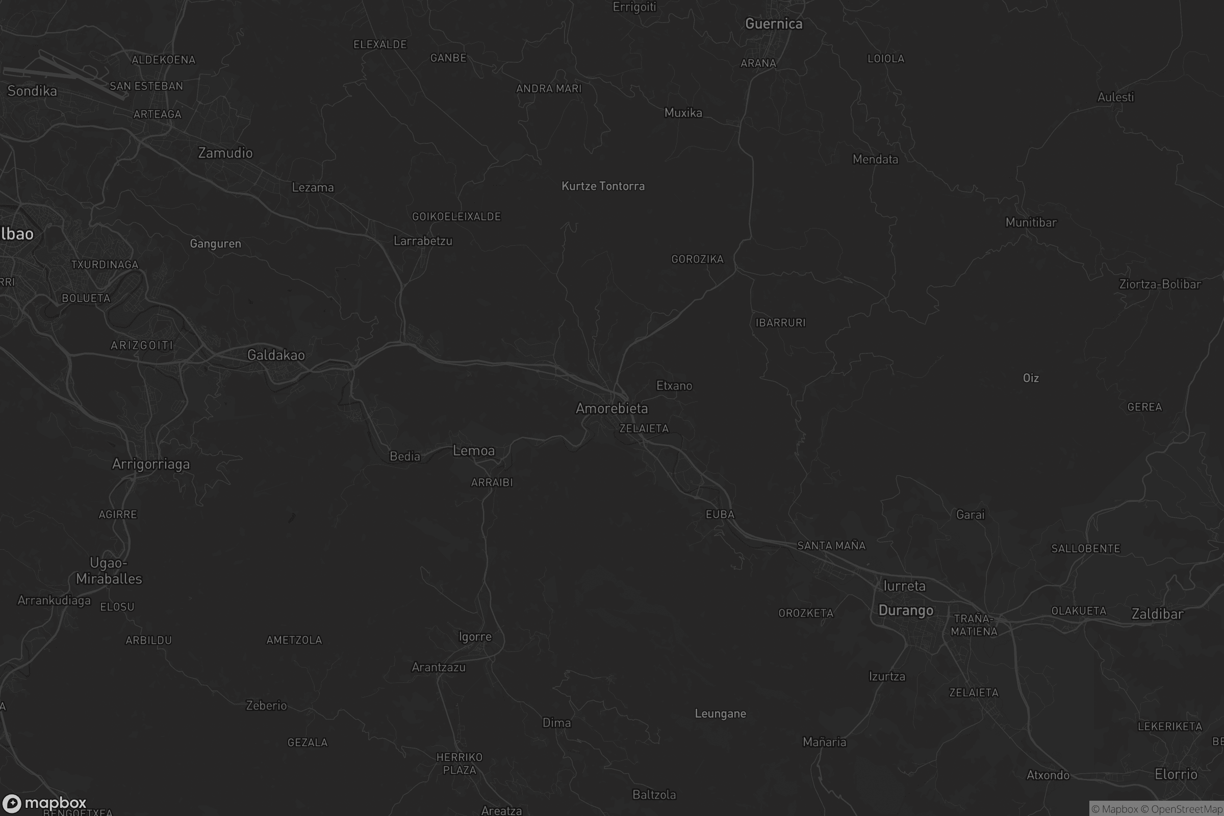 Mapa de Amorebieta