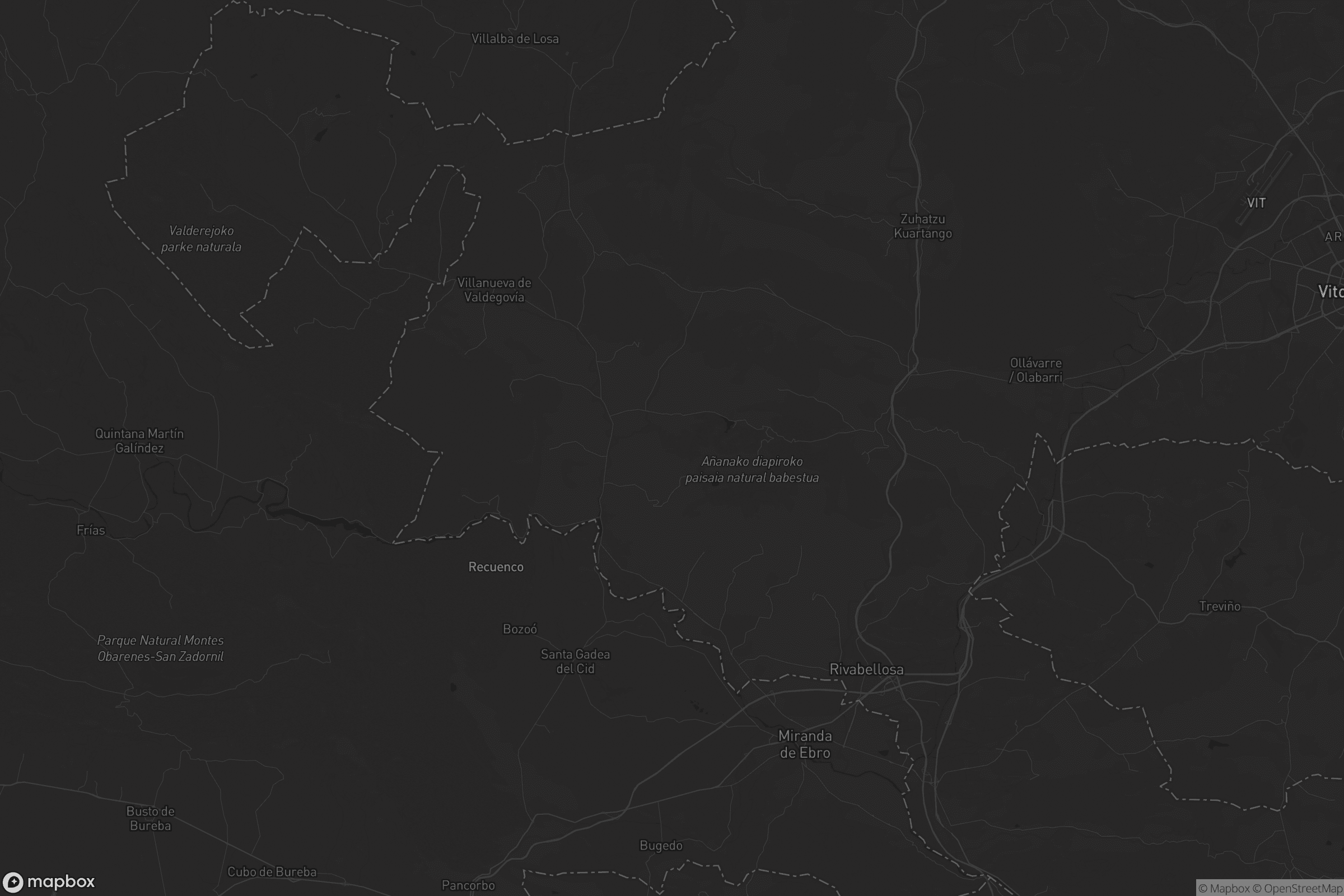 Mapa de Añanako kuadrilla