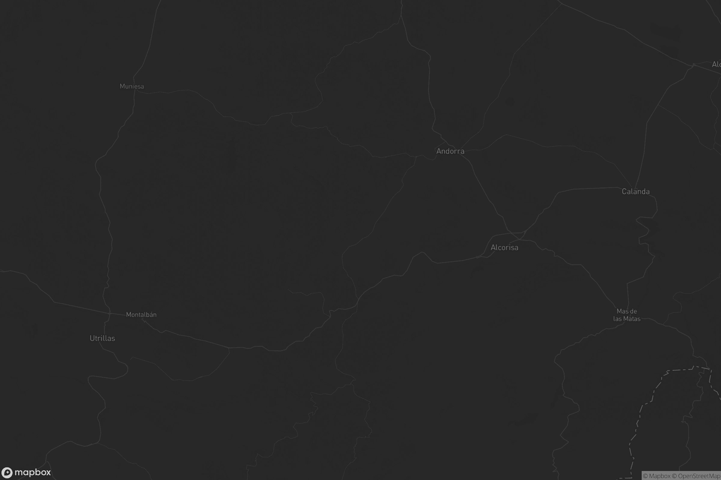 Mapa de Andorra-Sierra de Arcos