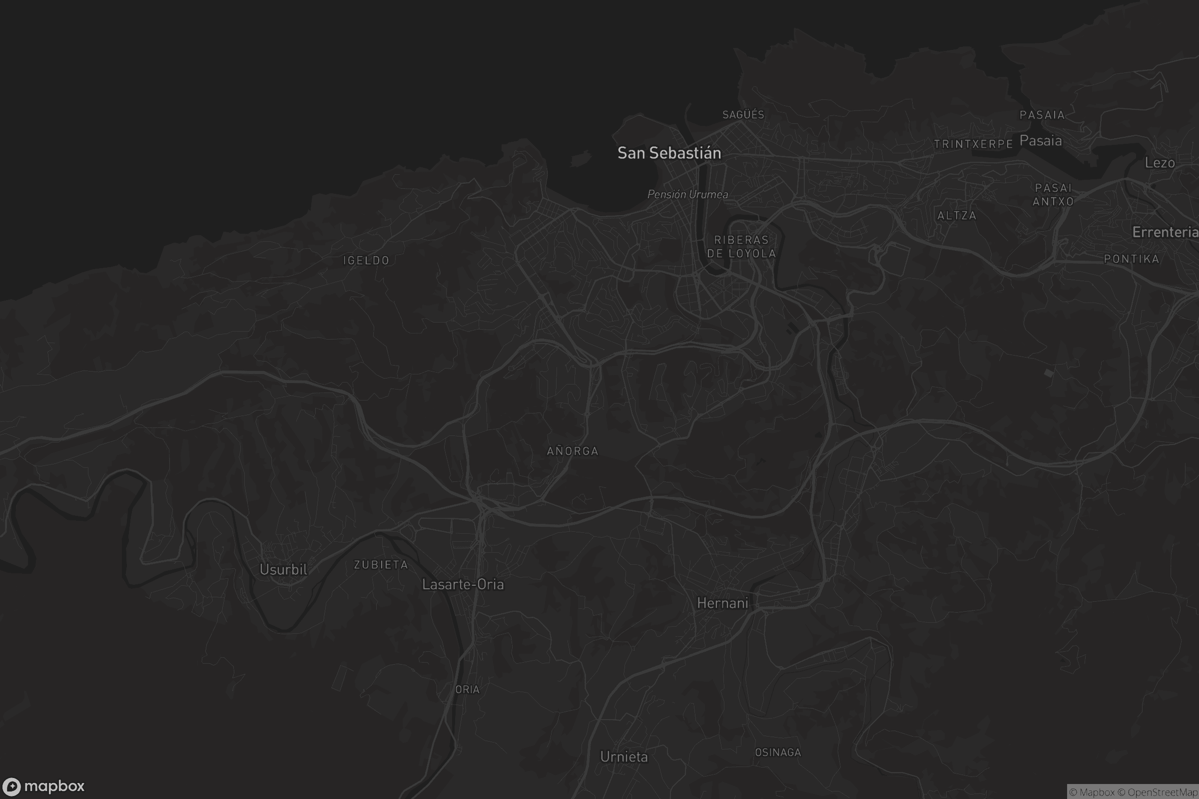 Mapa de Añorgatxiki