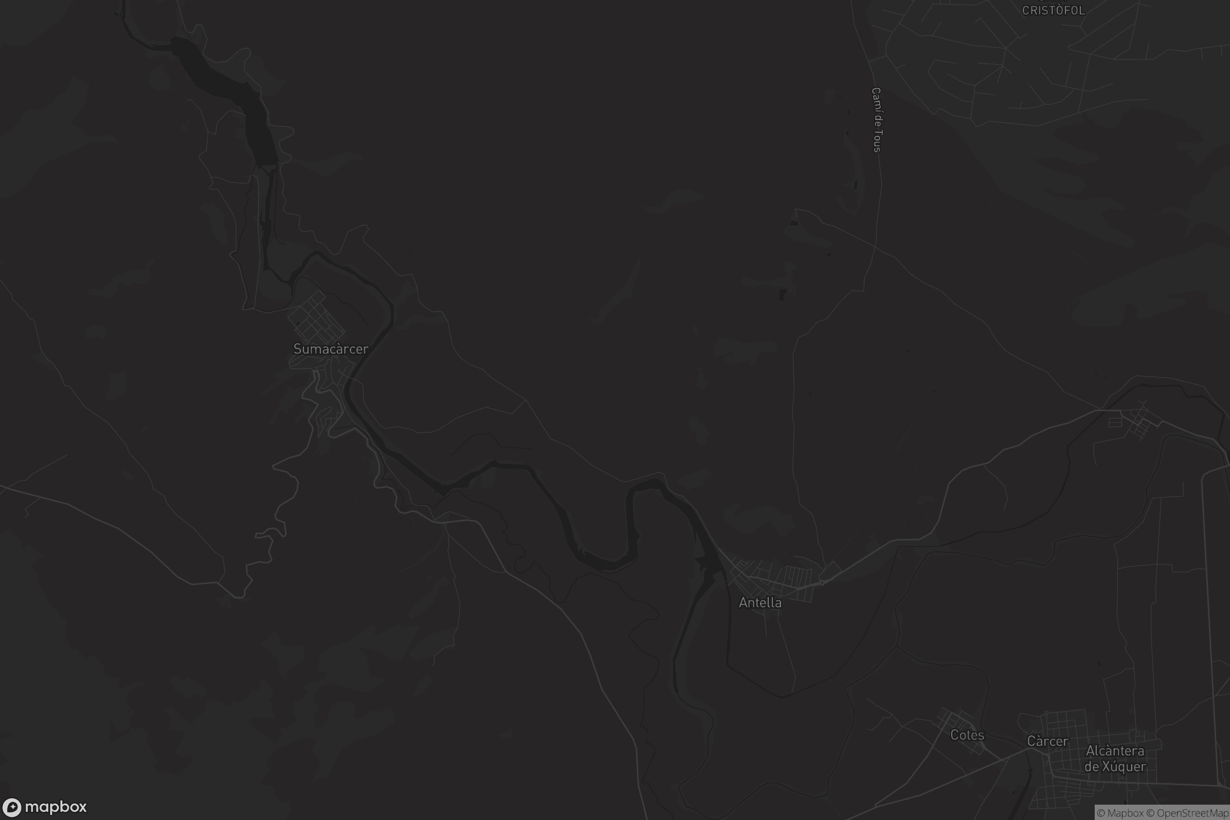 Mapa de Antella