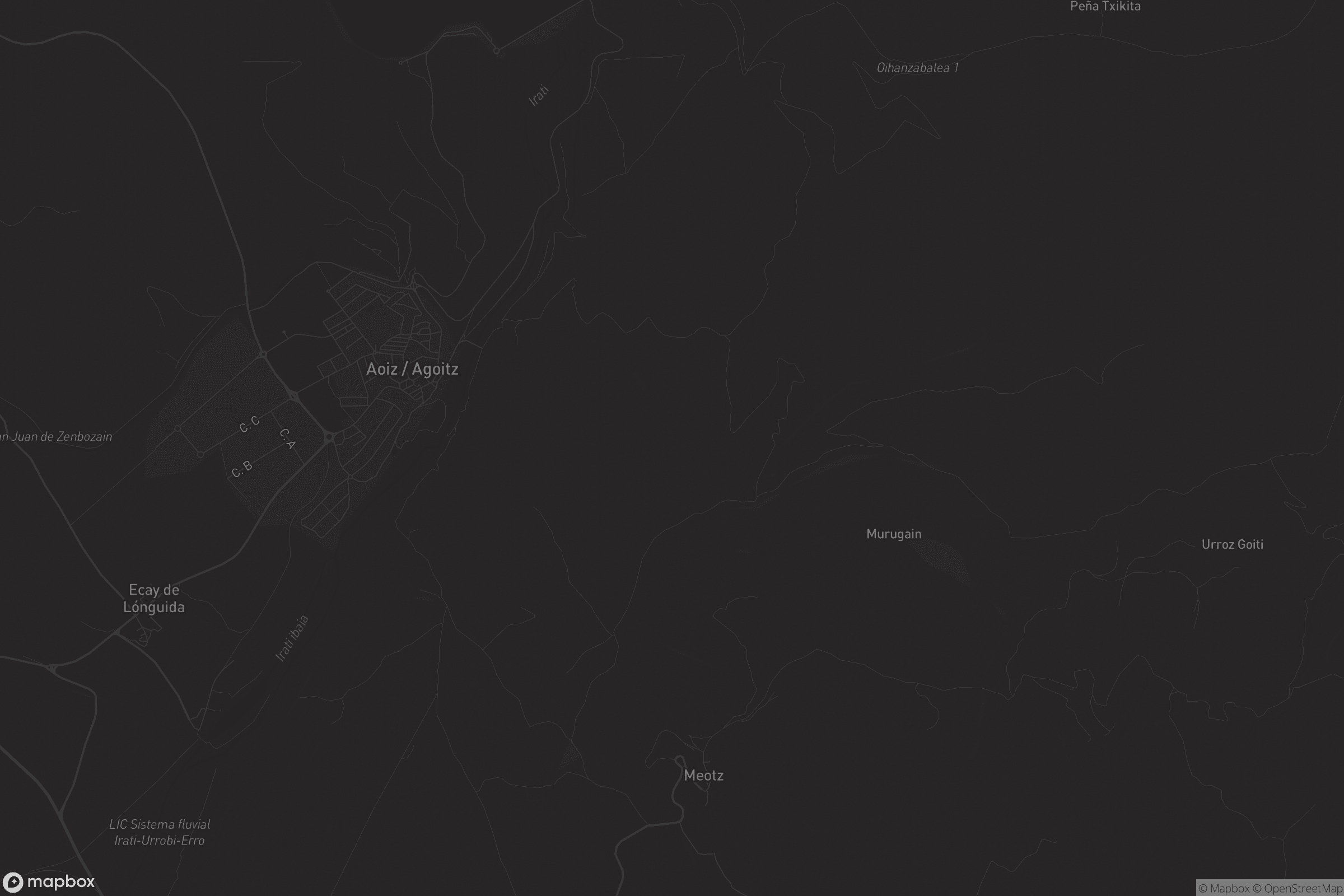 Mapa de Aoiz / Agoitz