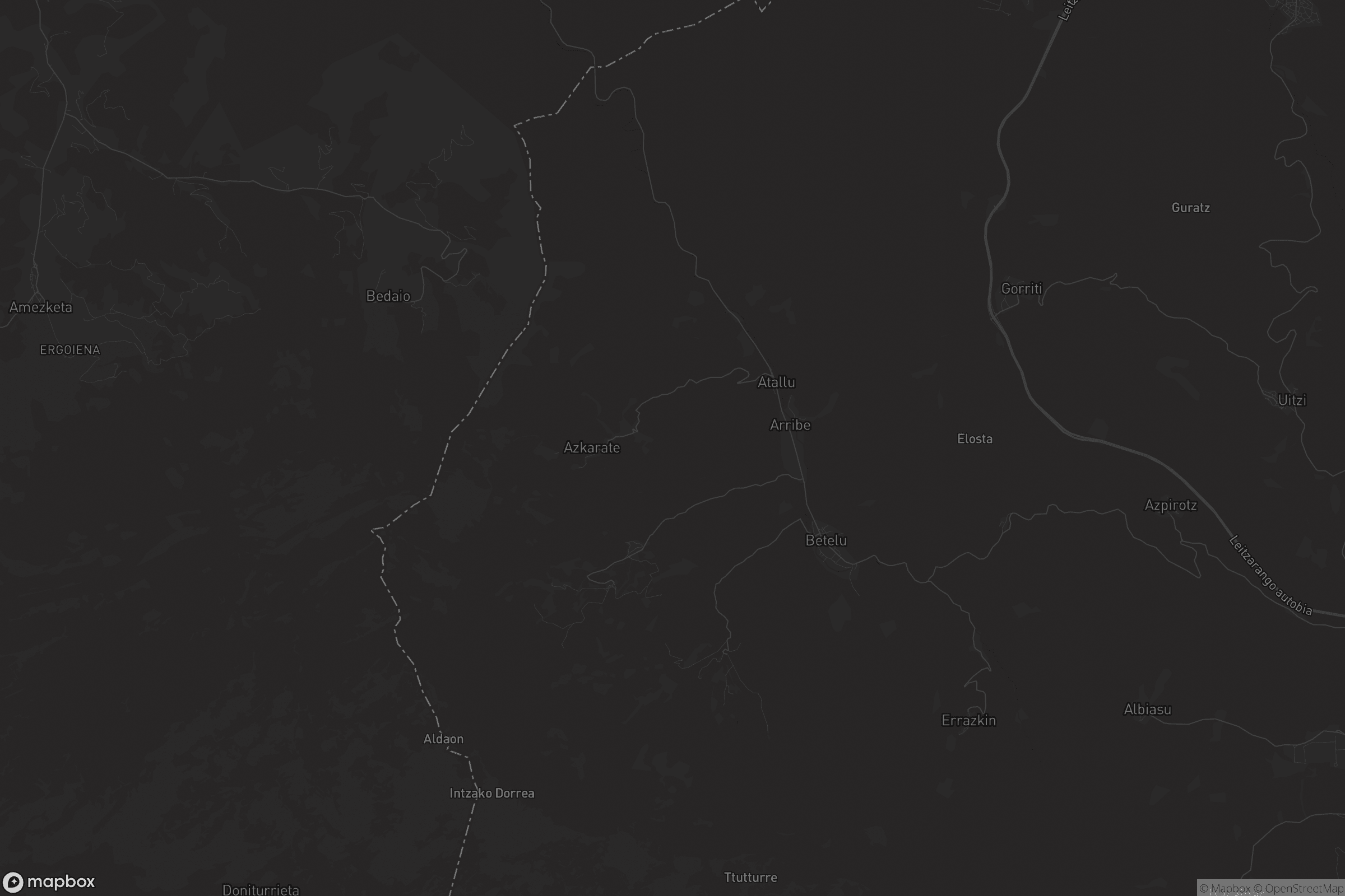 Mapa de Araitz