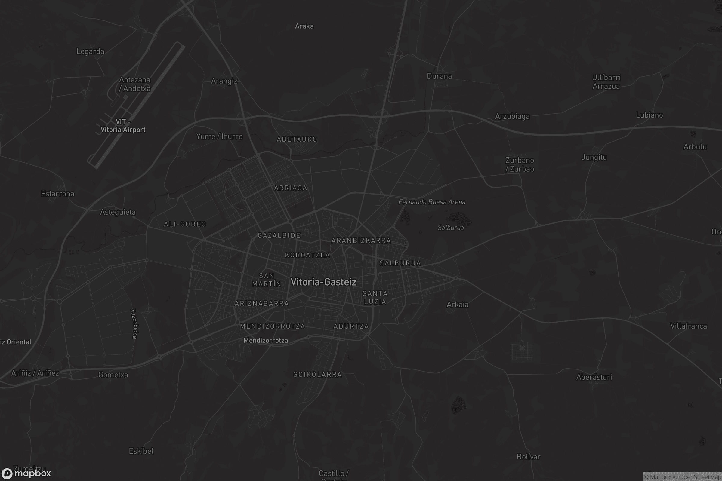 Mapa de Aranbizkarra