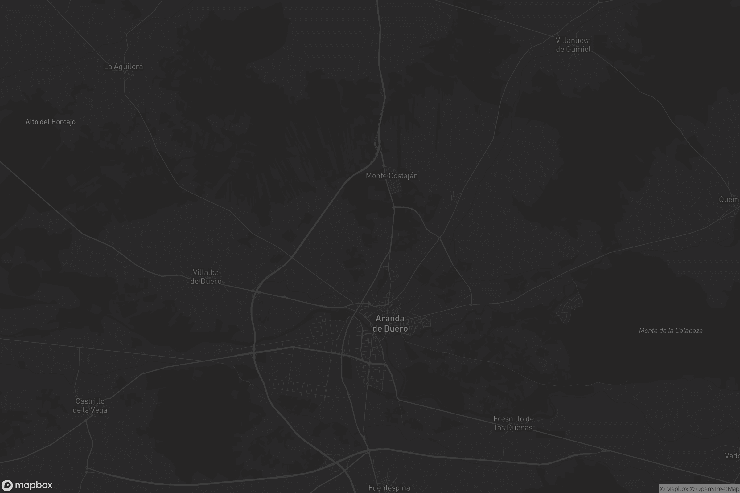 Mapa de Aranda de Duero