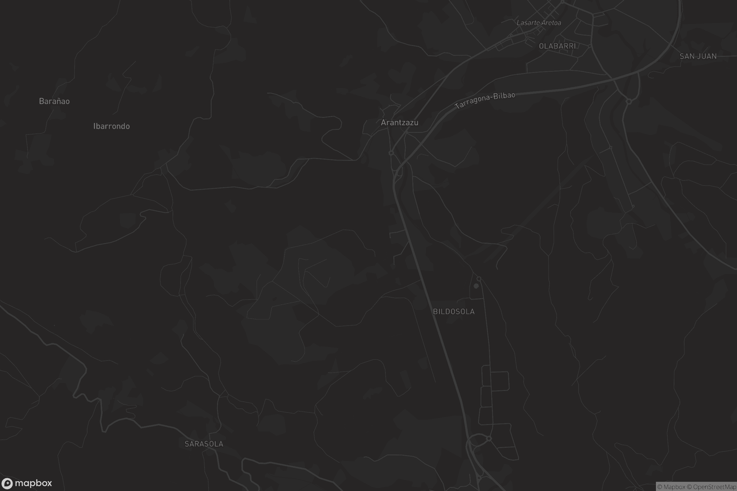 Mapa de Arantzazu