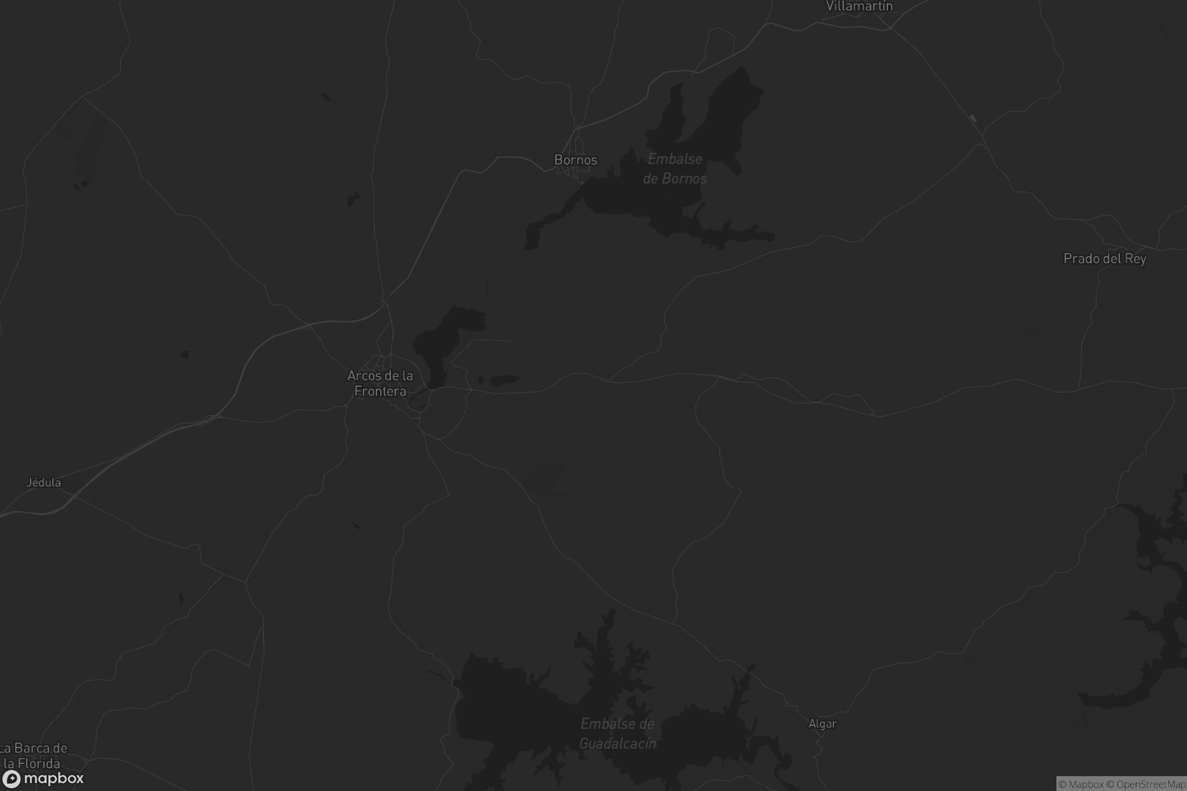 Mapa de Arcos de la Frontera