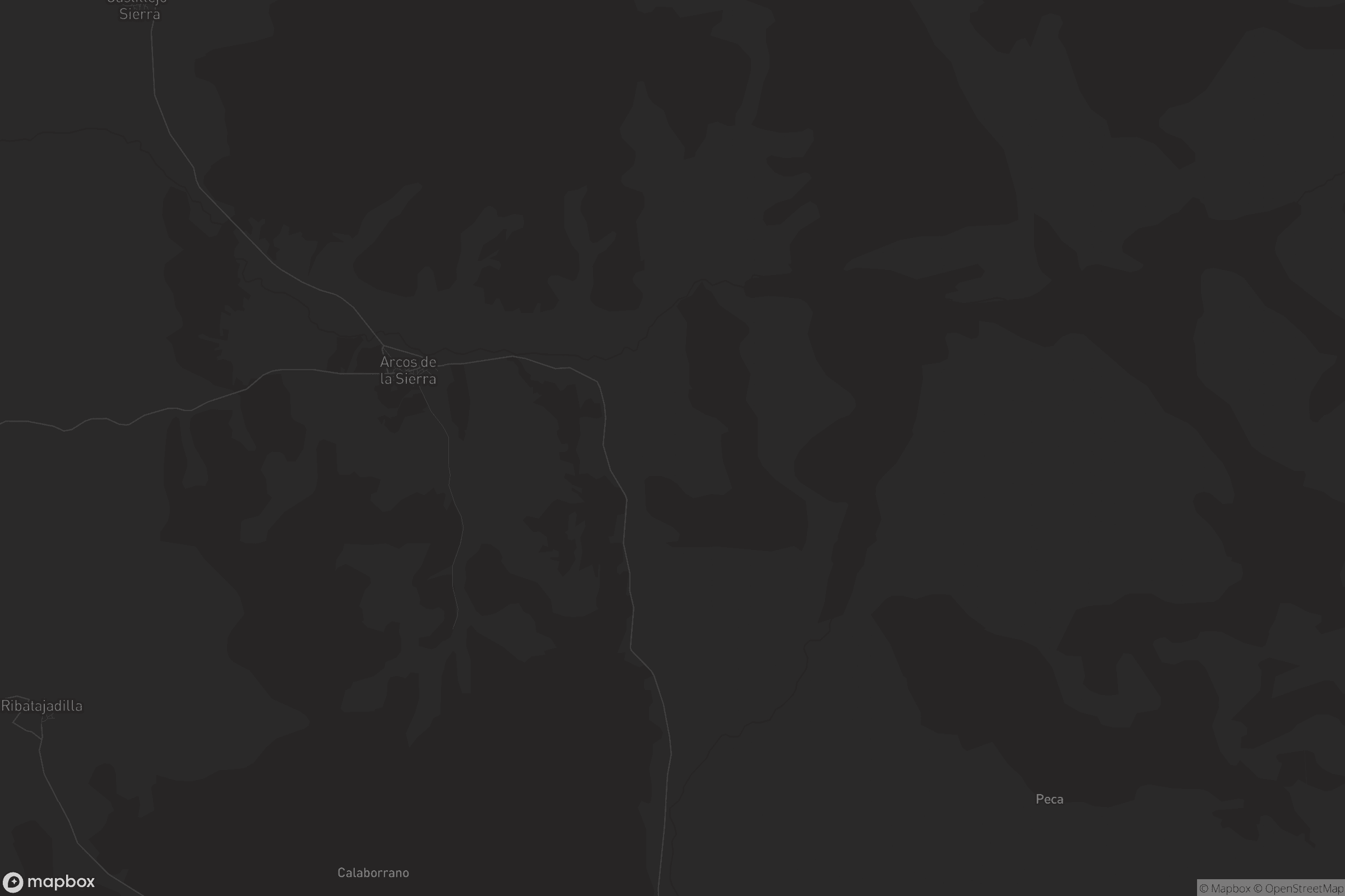 Mapa de Arcos de la Sierra