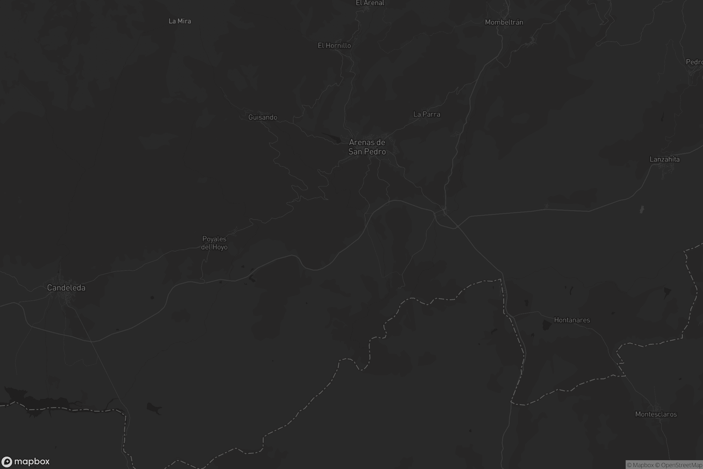 Mapa de Arenas de San Pedro