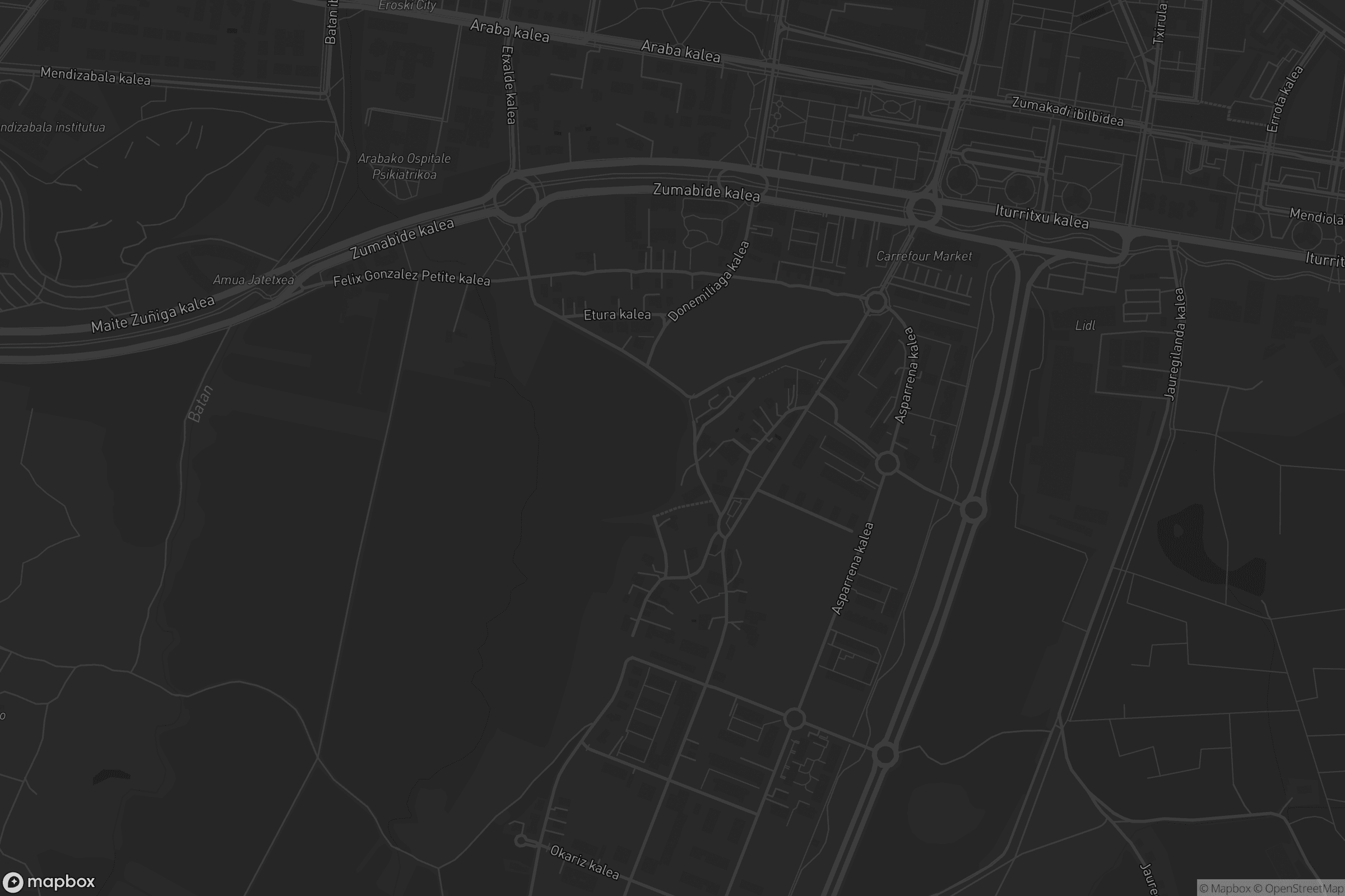 Mapa de Aretxabaleta