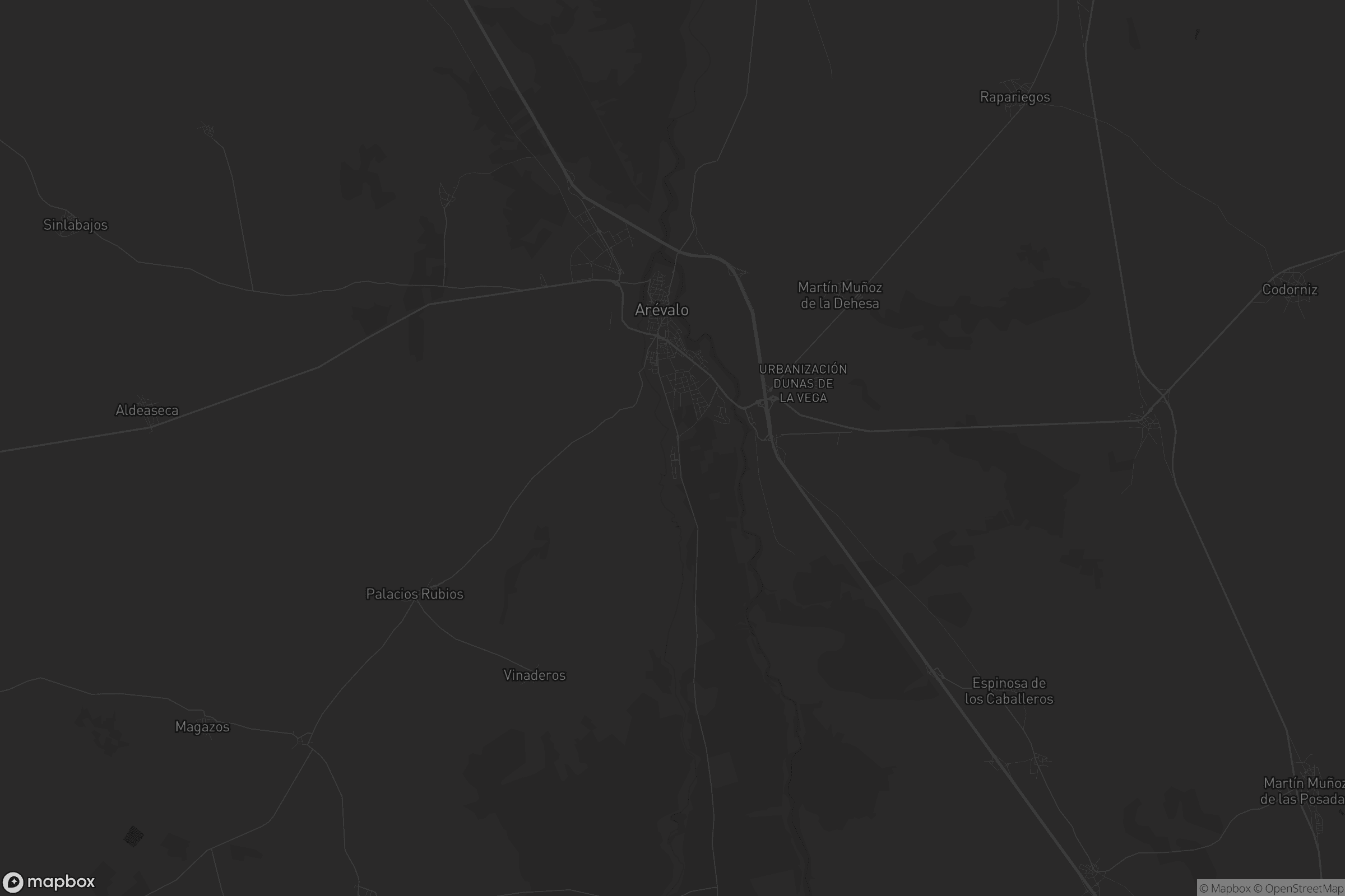 Mapa de Arévalo