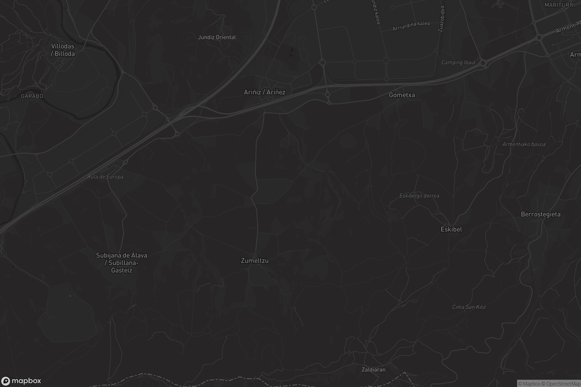 Mapa de Ariñiz / Aríñez