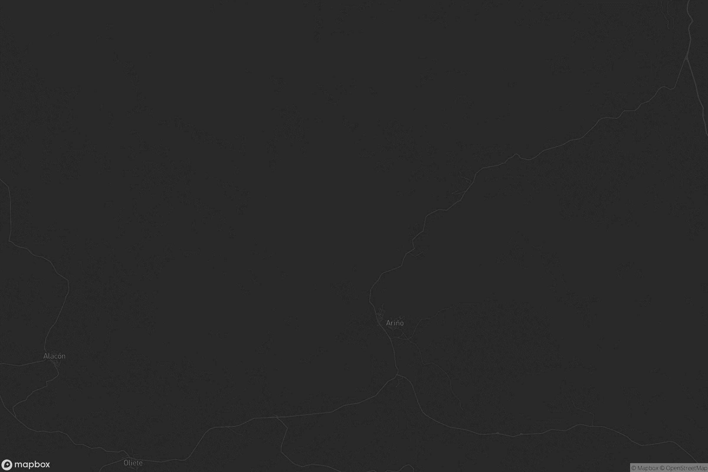 Mapa de Ariño