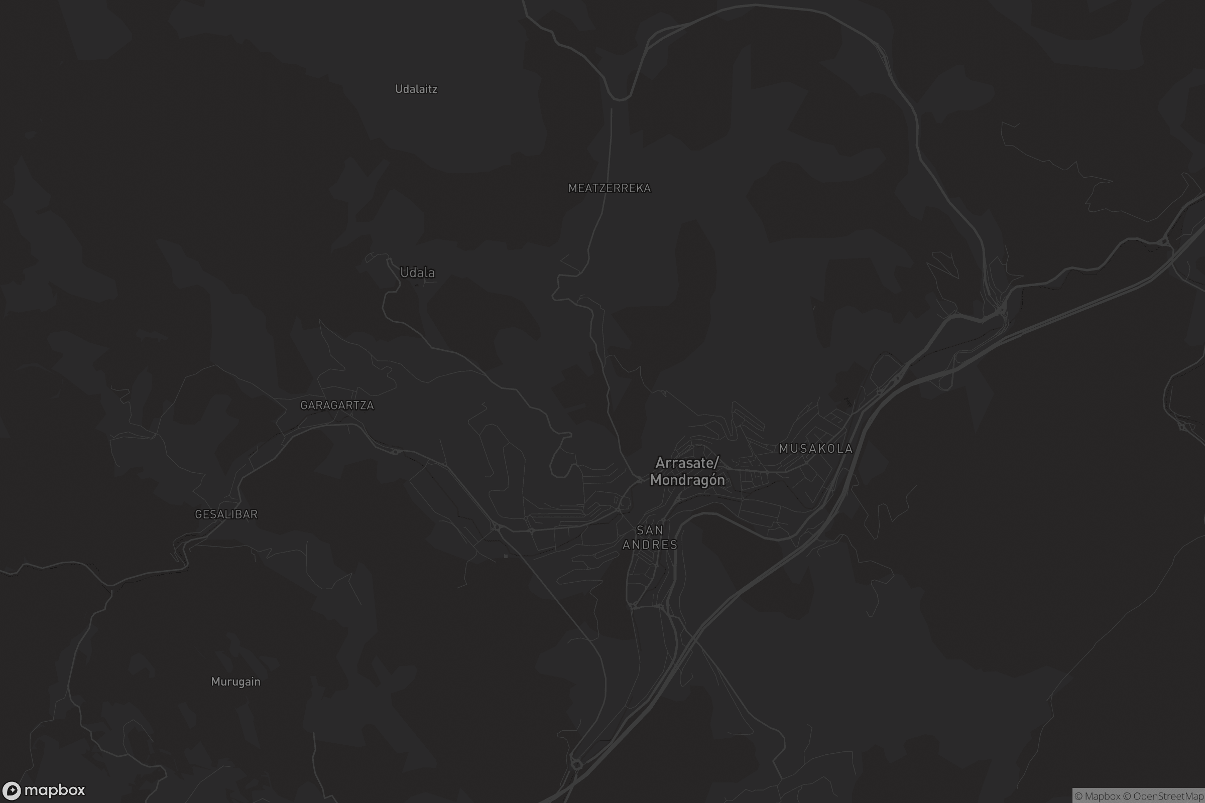 Mapa de Arrasate / Mondragón