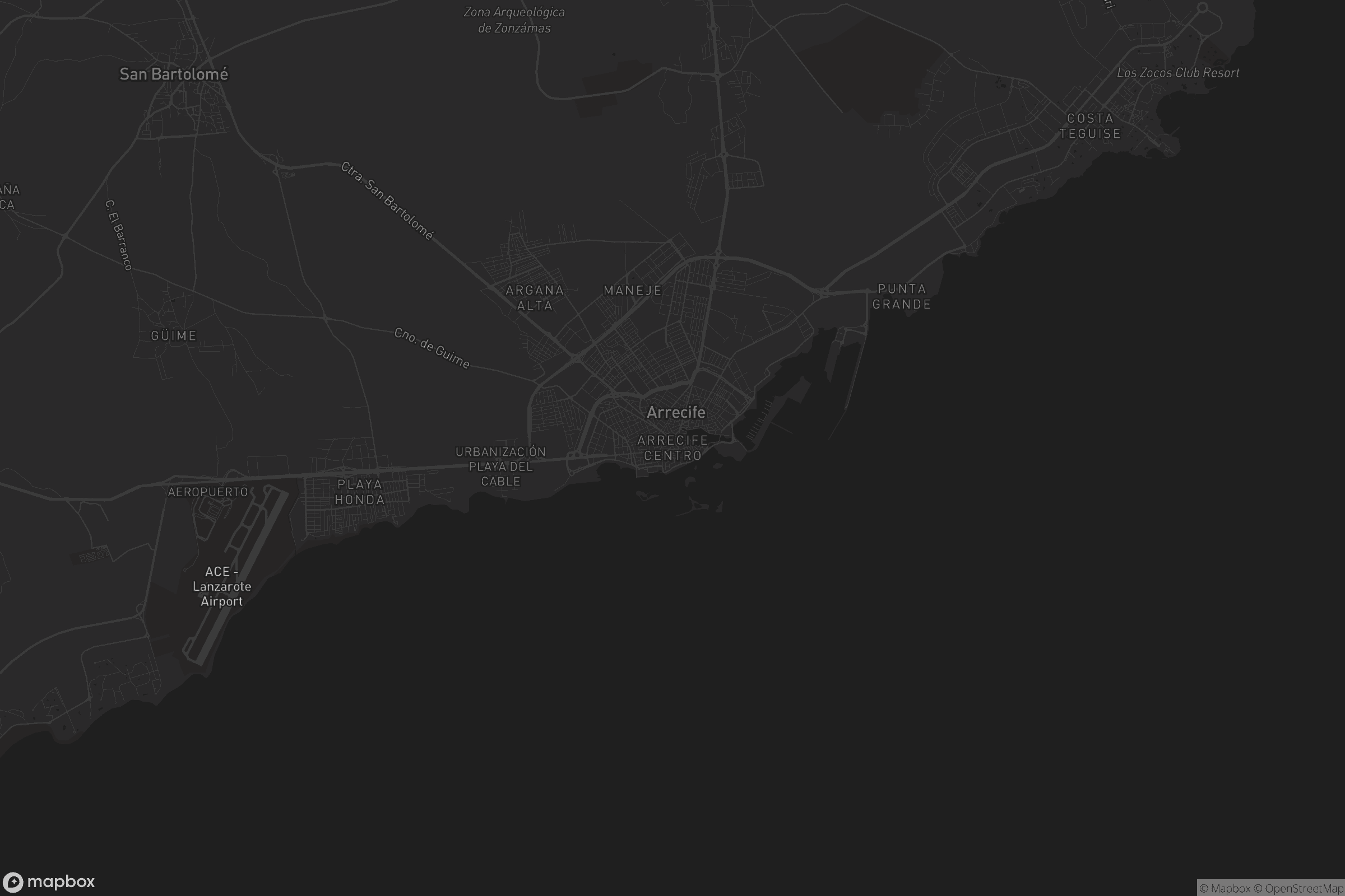 Mapa de Arrecife Centro