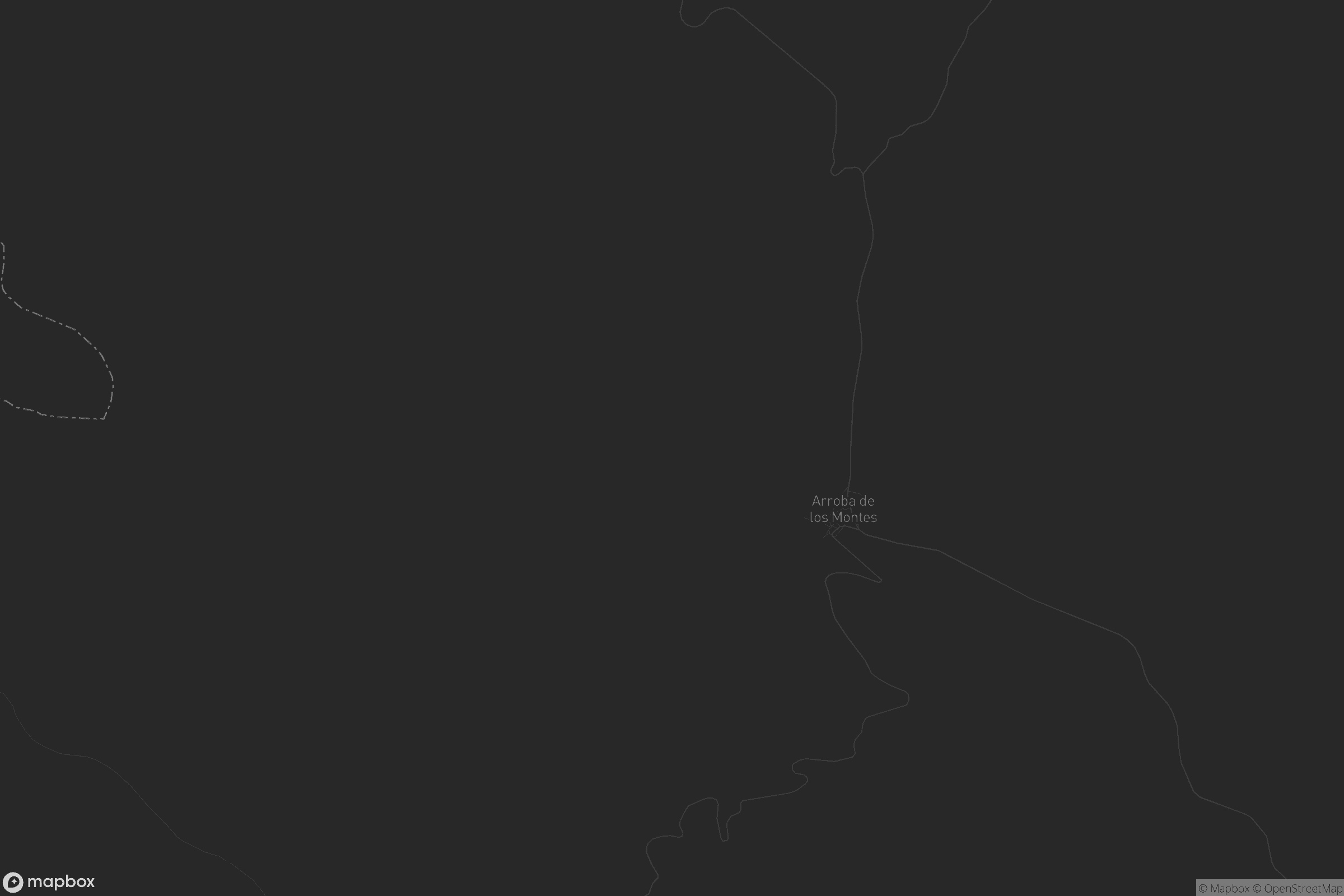 Mapa de Arroba de los Montes