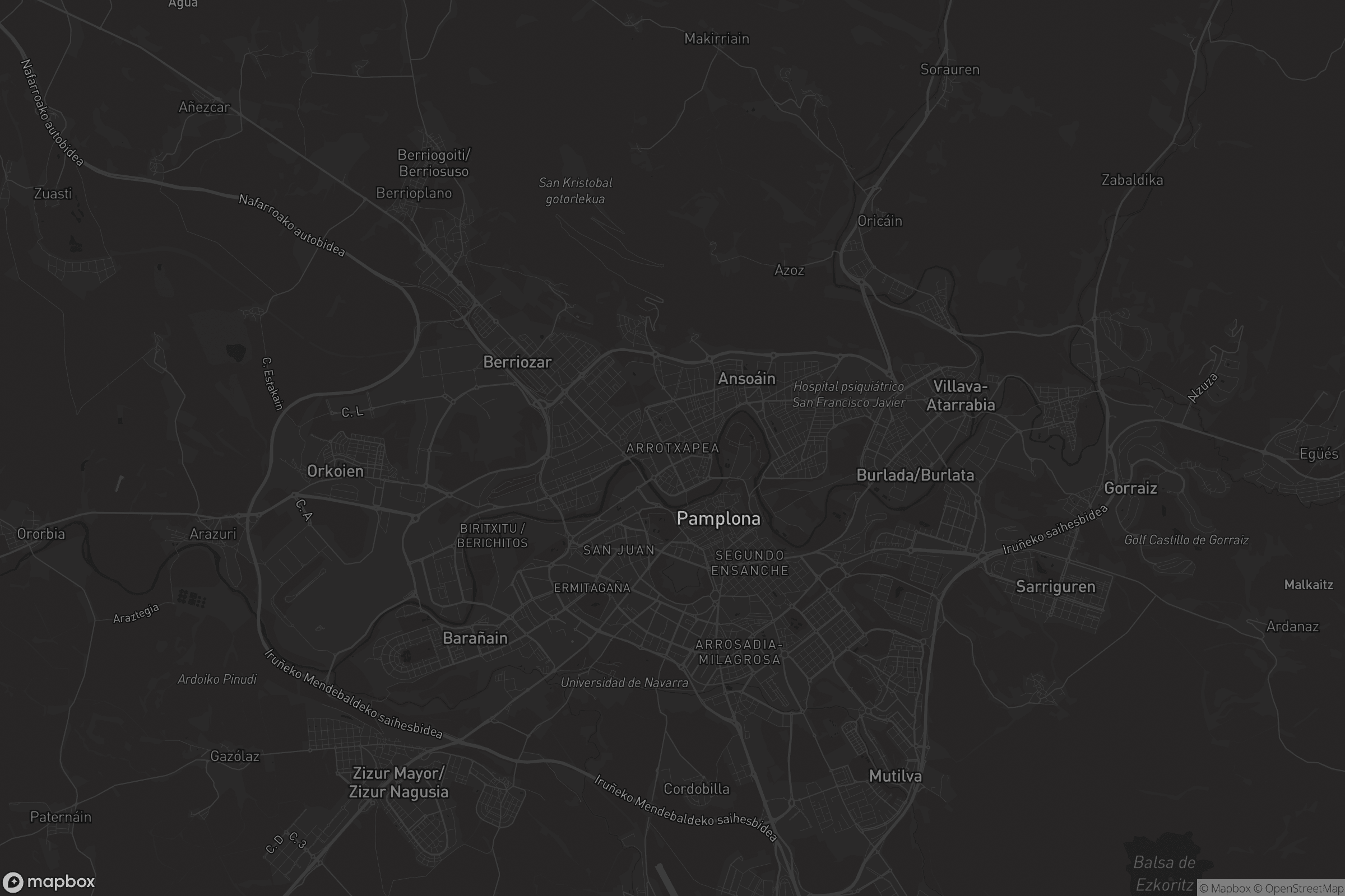 Mapa de Arrotxapea / Rochapea