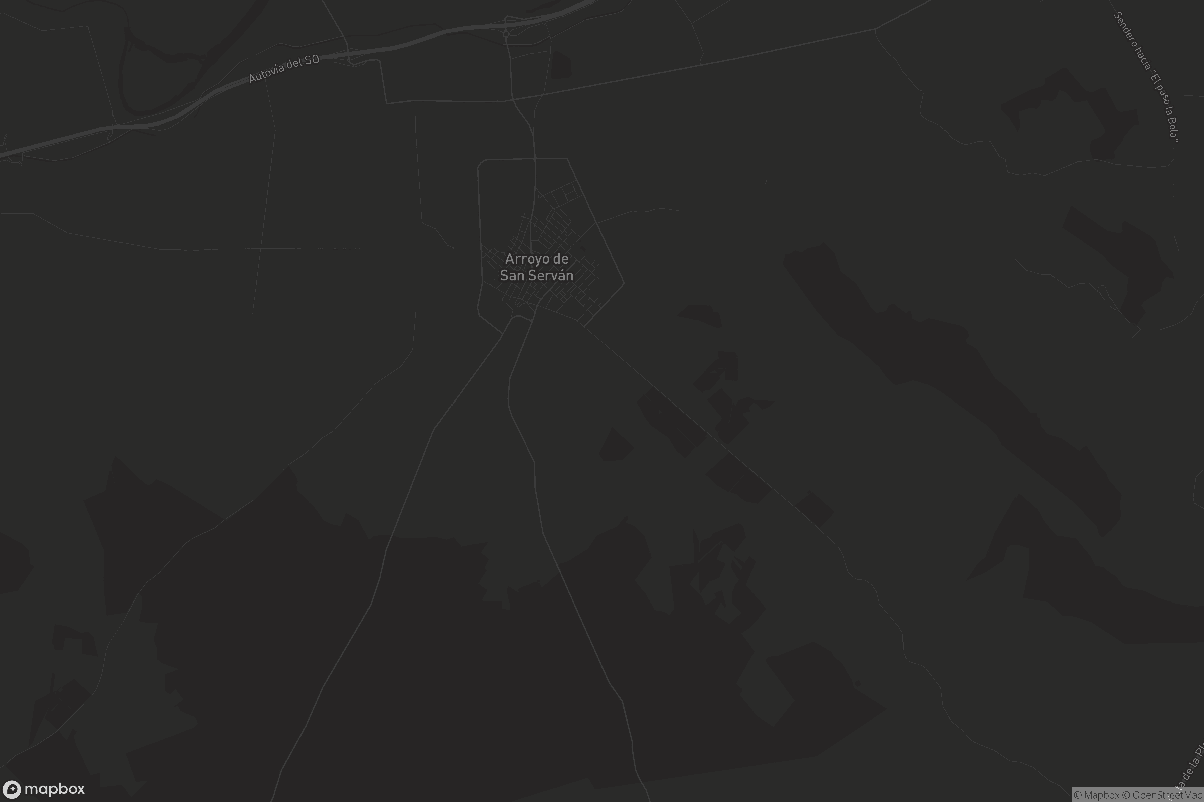 Mapa de Arroyo de San Serván