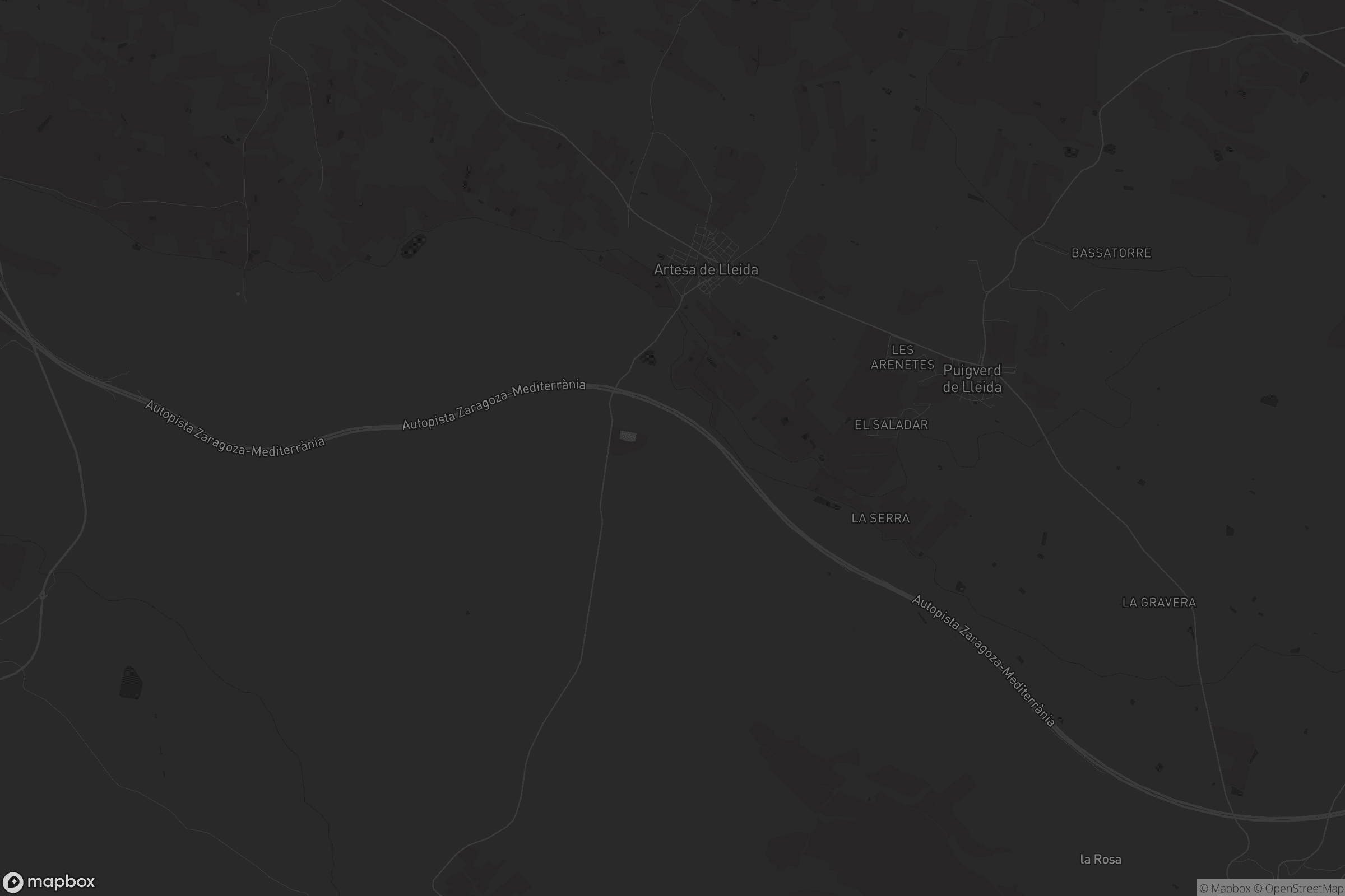 Mapa de Artesa de Lleida