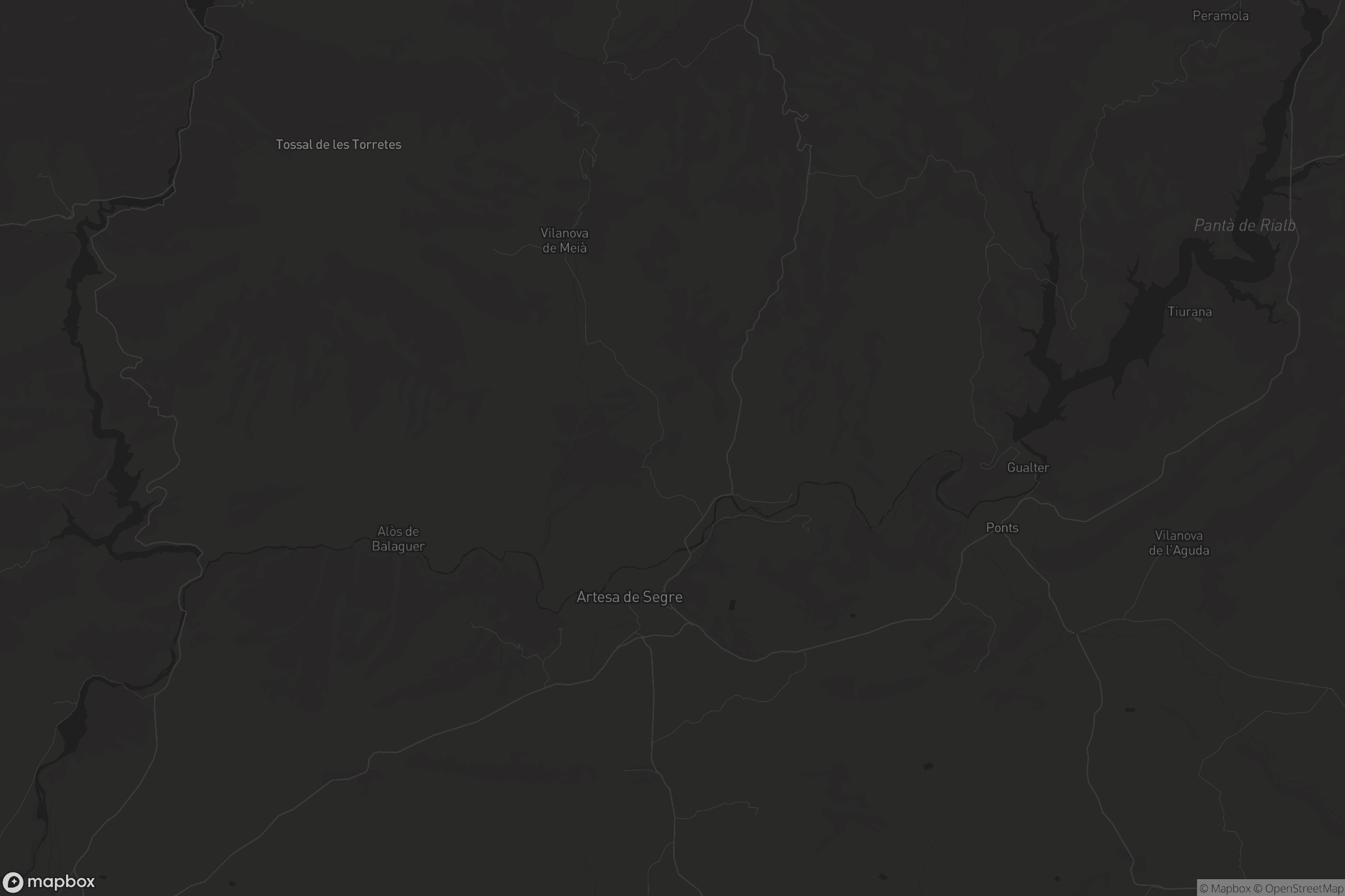 Mapa de Artesa de Segre