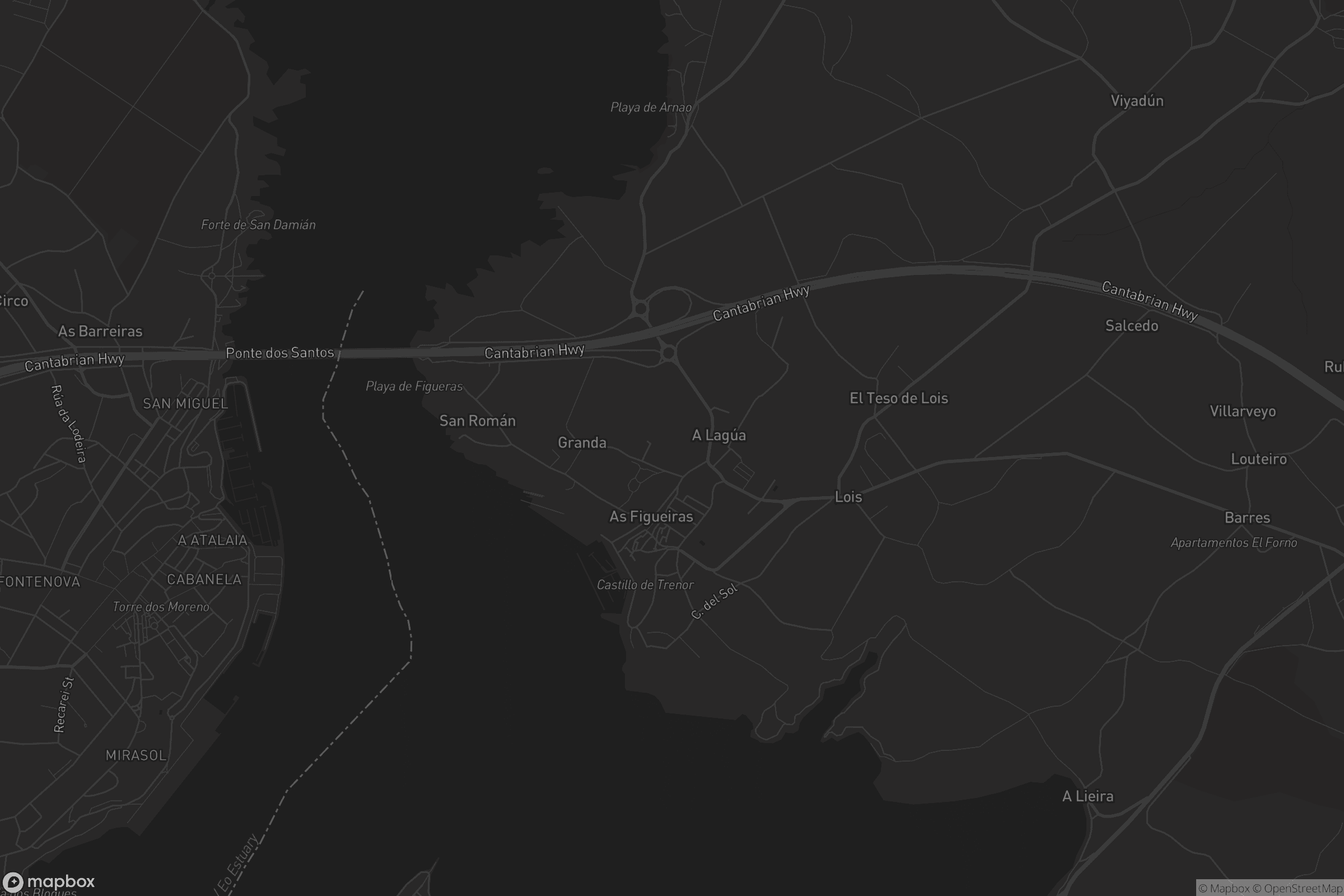 Mapa de As Figueiras