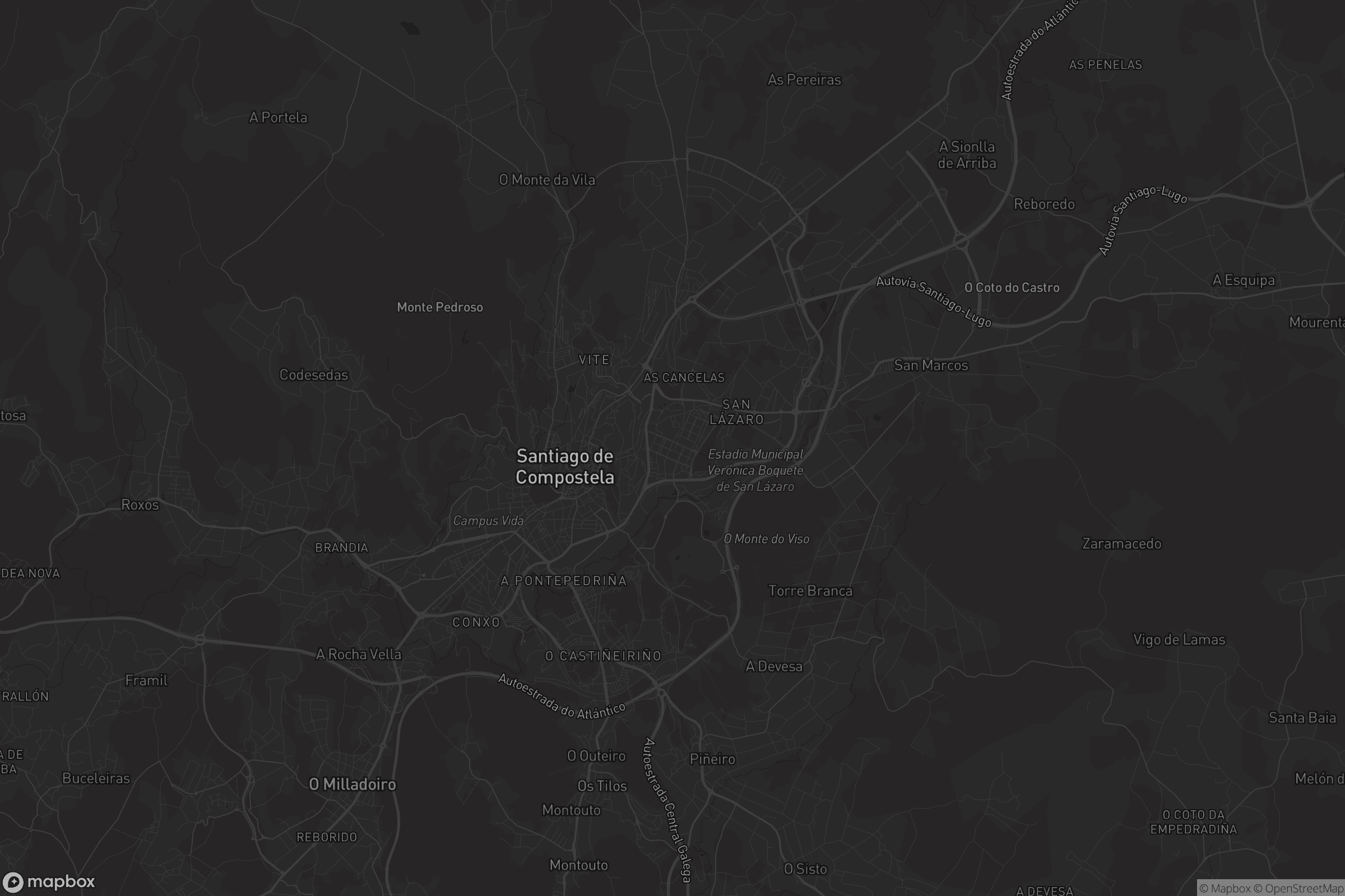 Mapa de As Fontiñas