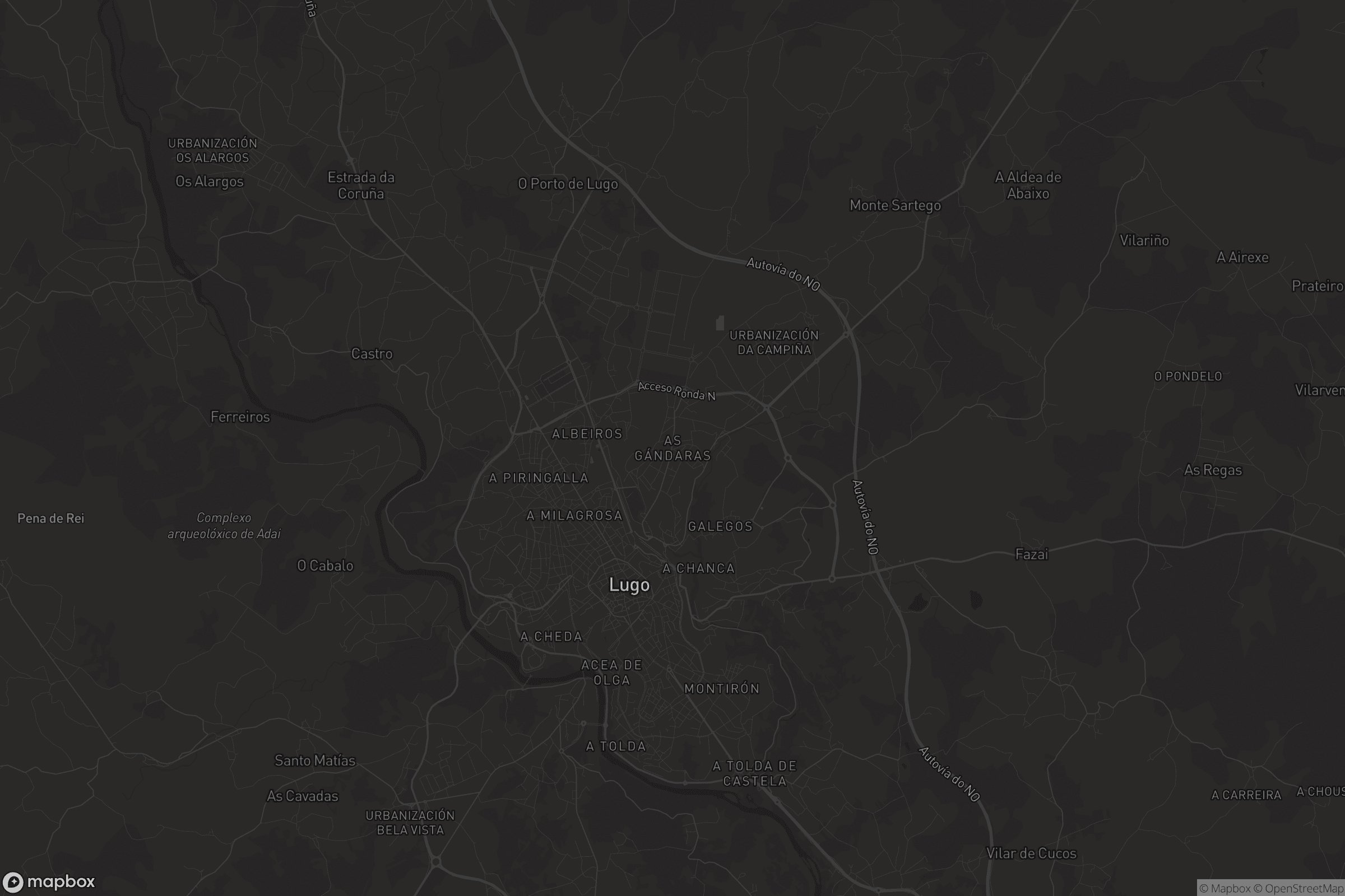 Mapa de As Gándaras