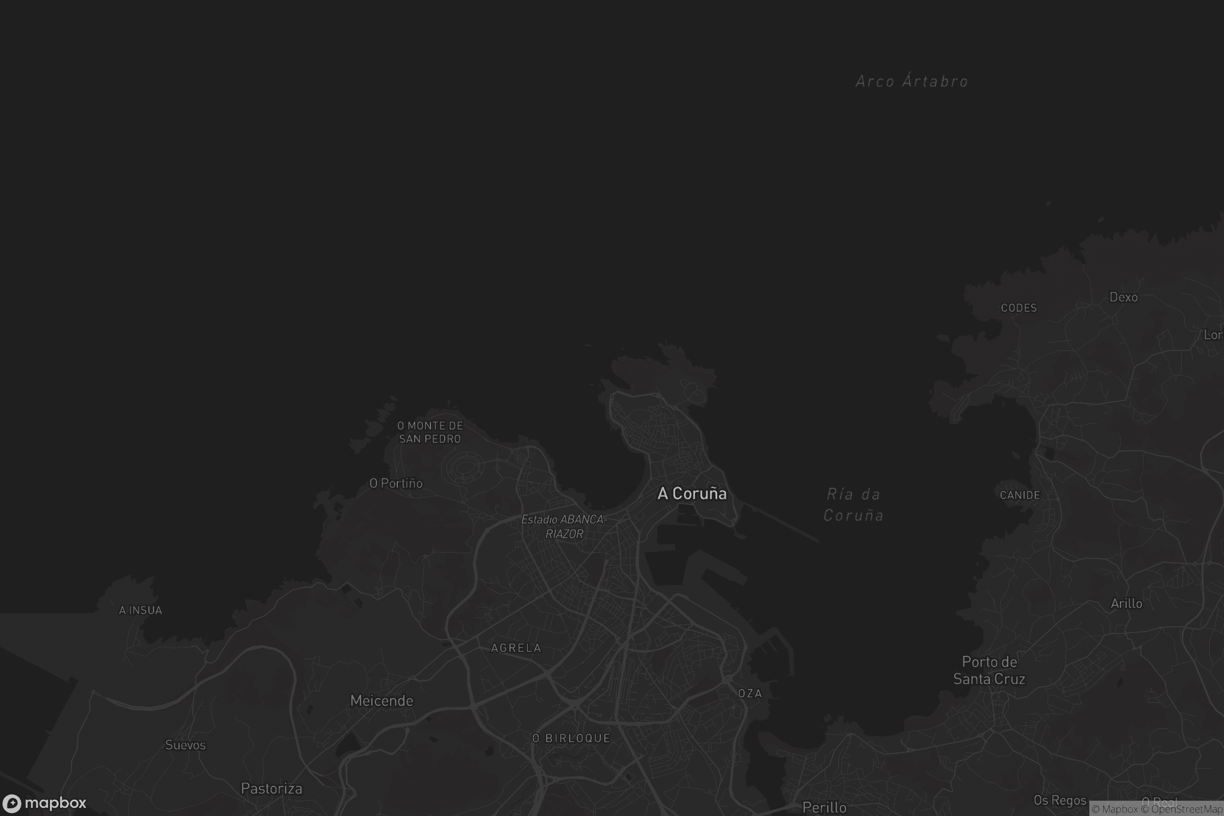 Mapa de As Lagoas