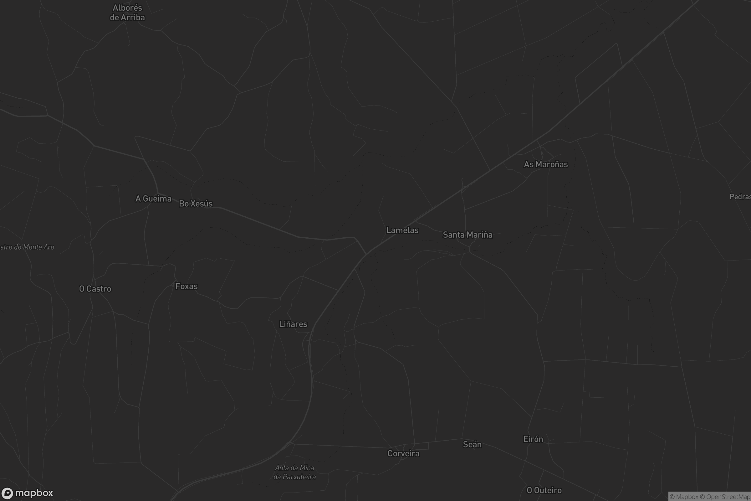 Mapa de As Maroñas