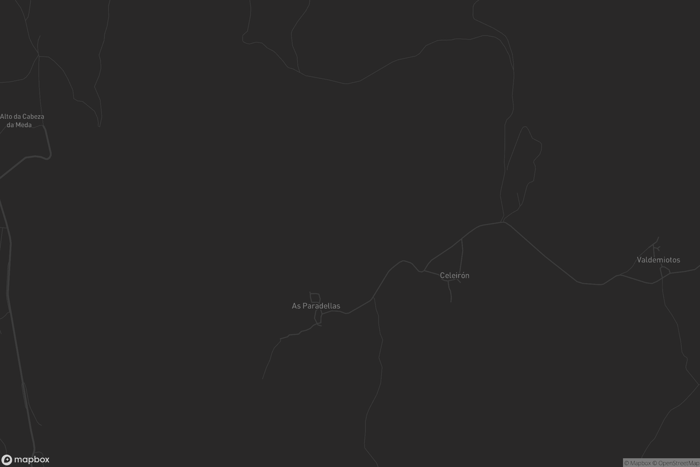 Mapa de As Paradellas