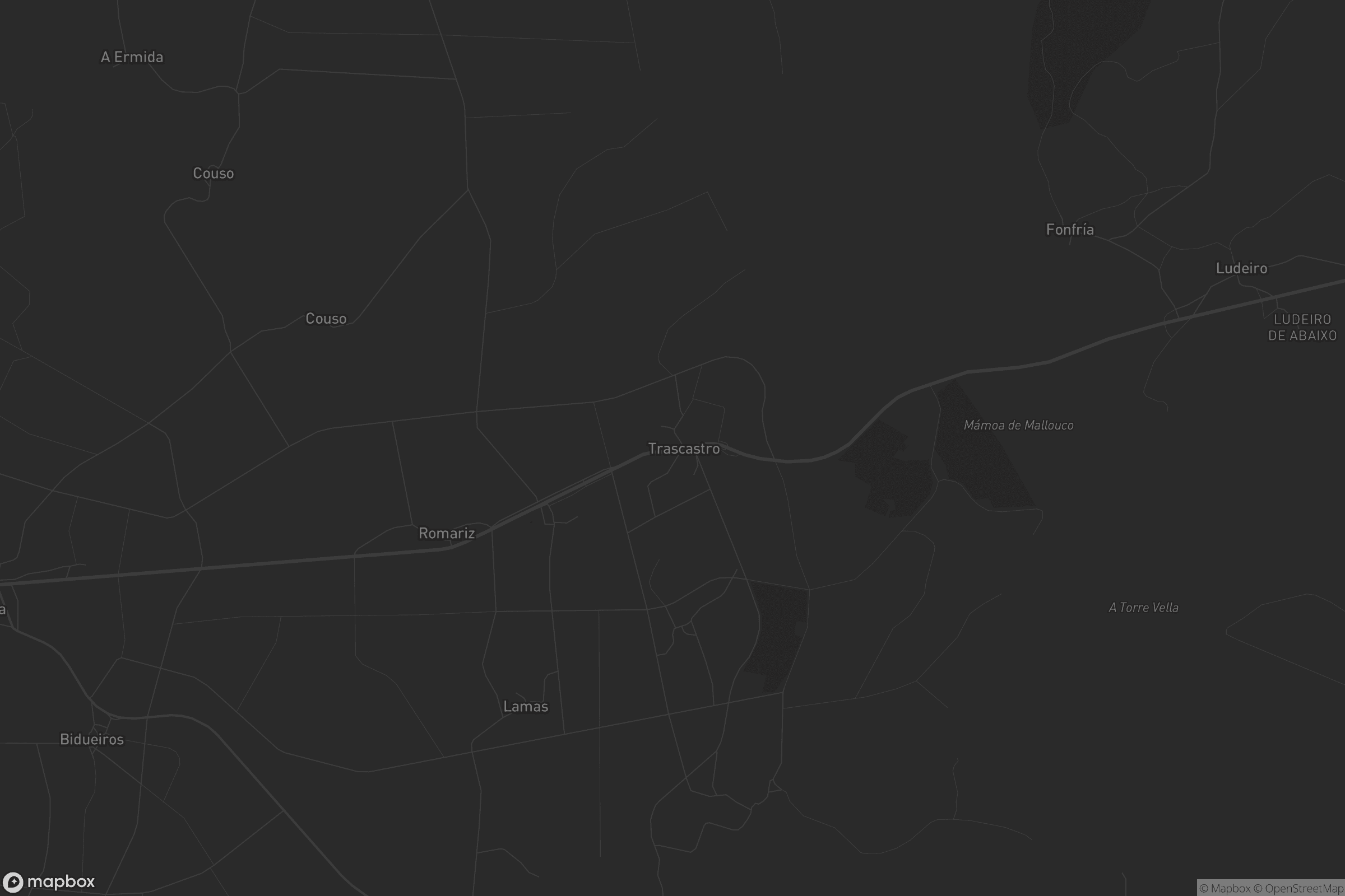 Mapa de As Trabancas