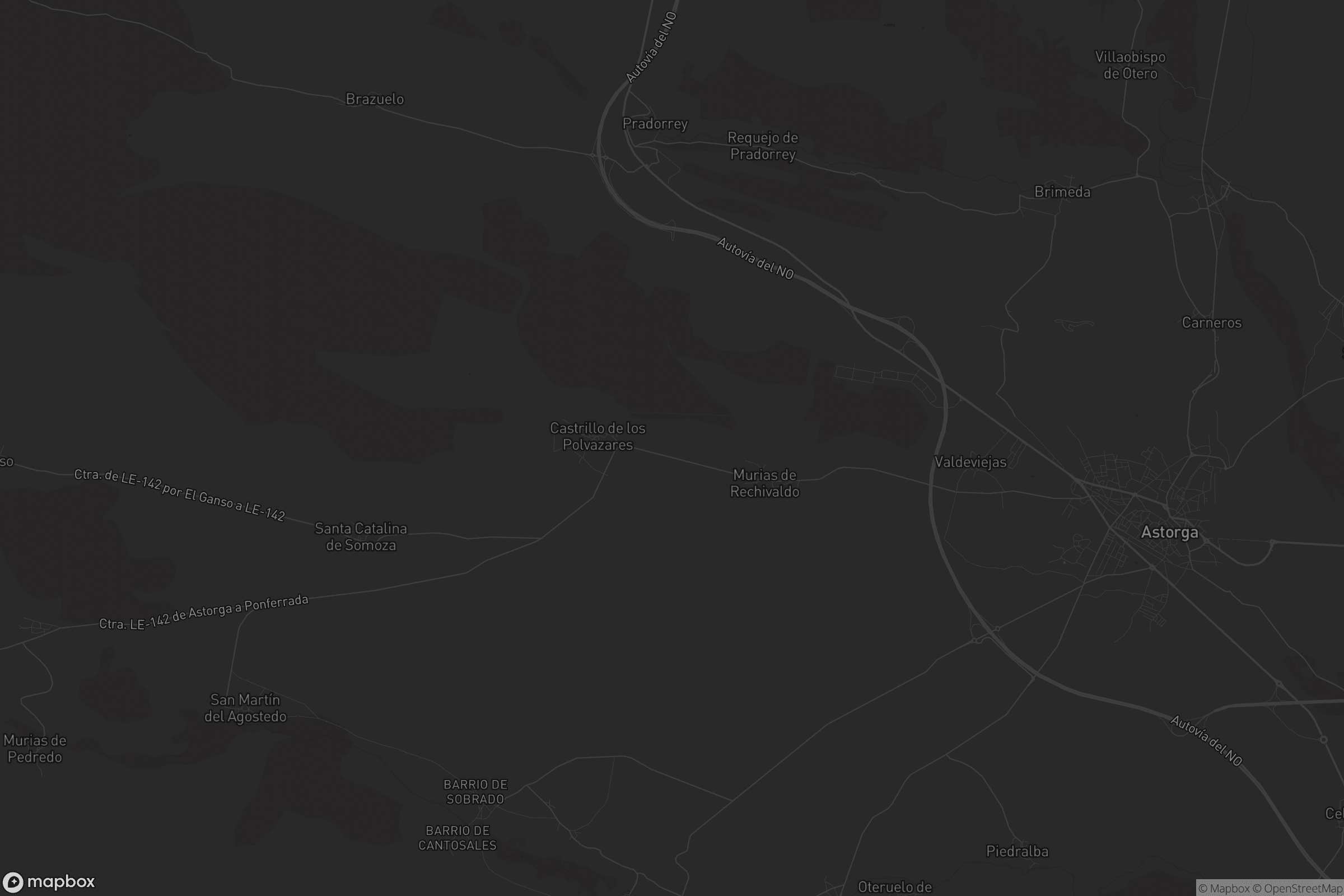 Mapa de Astorga