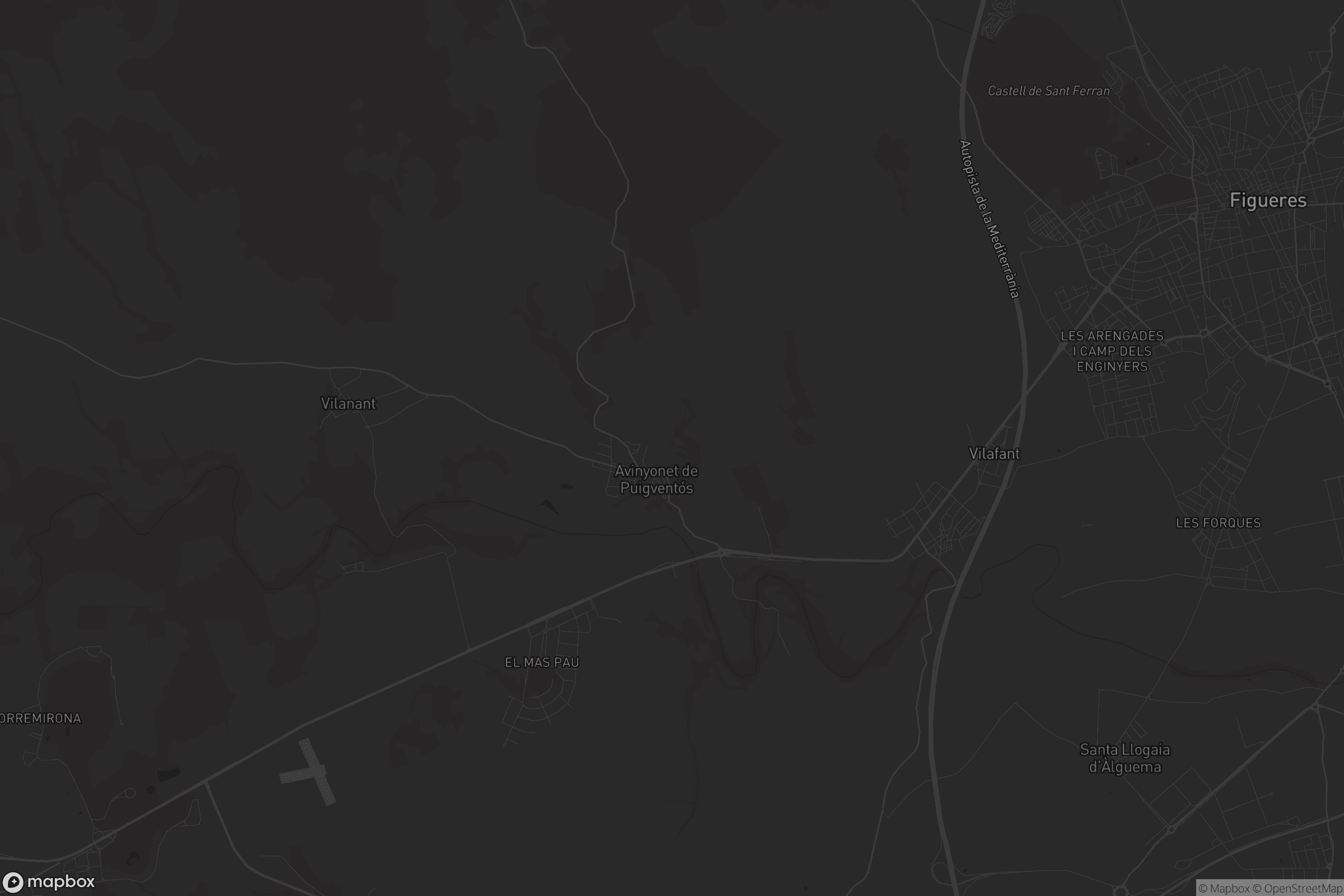 Mapa de Avinyonet de Puigventós