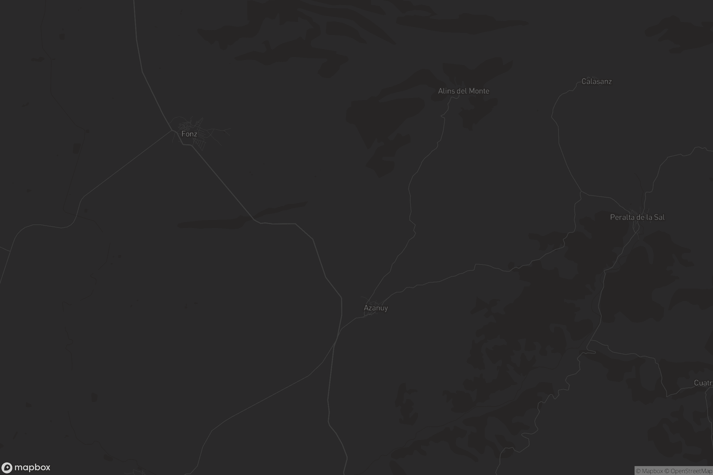 Mapa de Azanuy-Alins