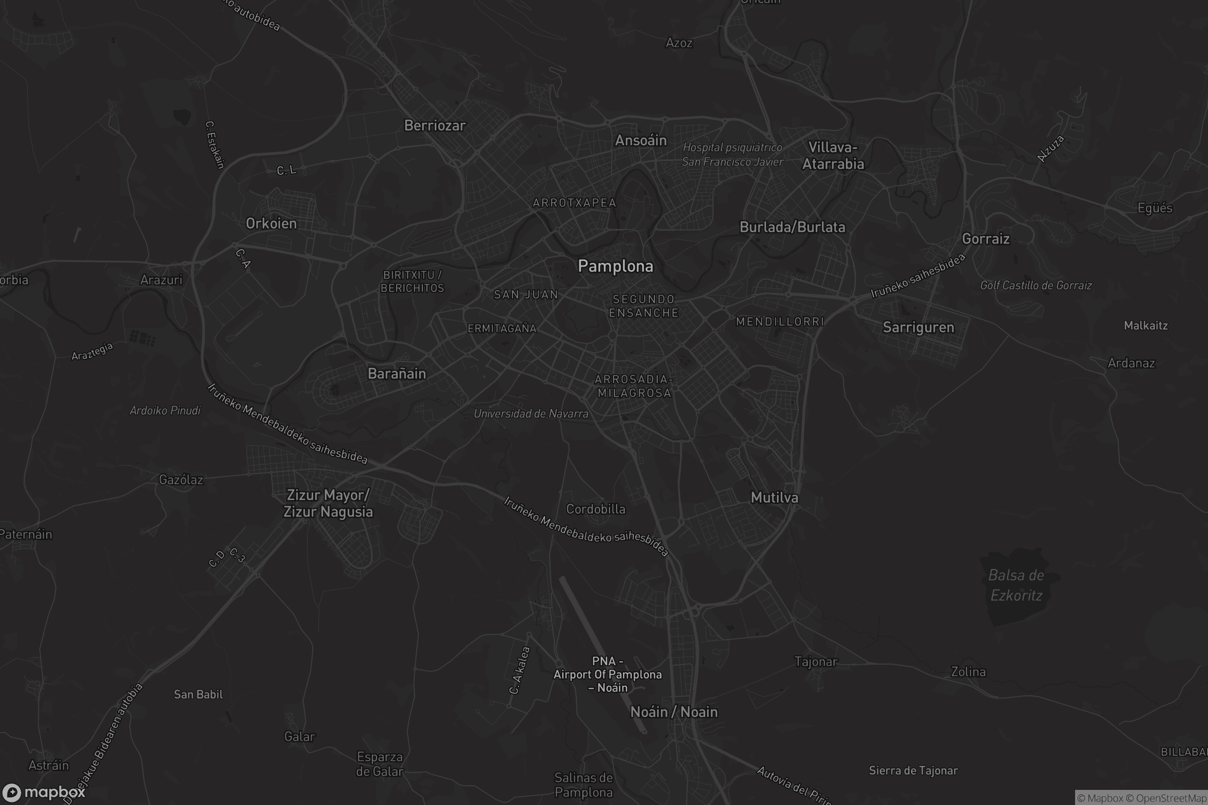 Mapa de Azpilagaña