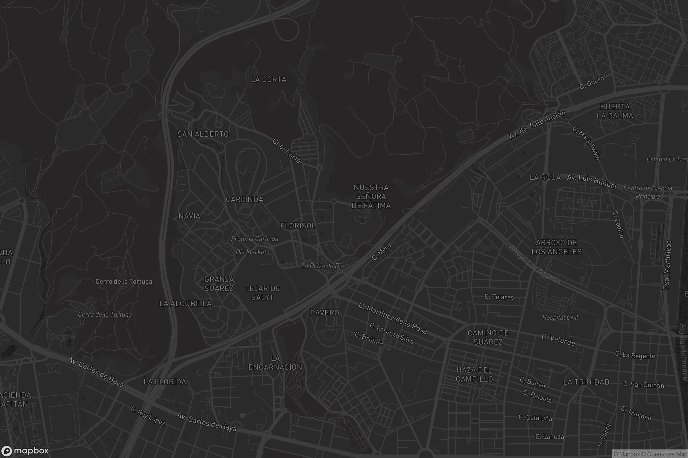 Mapa de Bailén-Miraflores