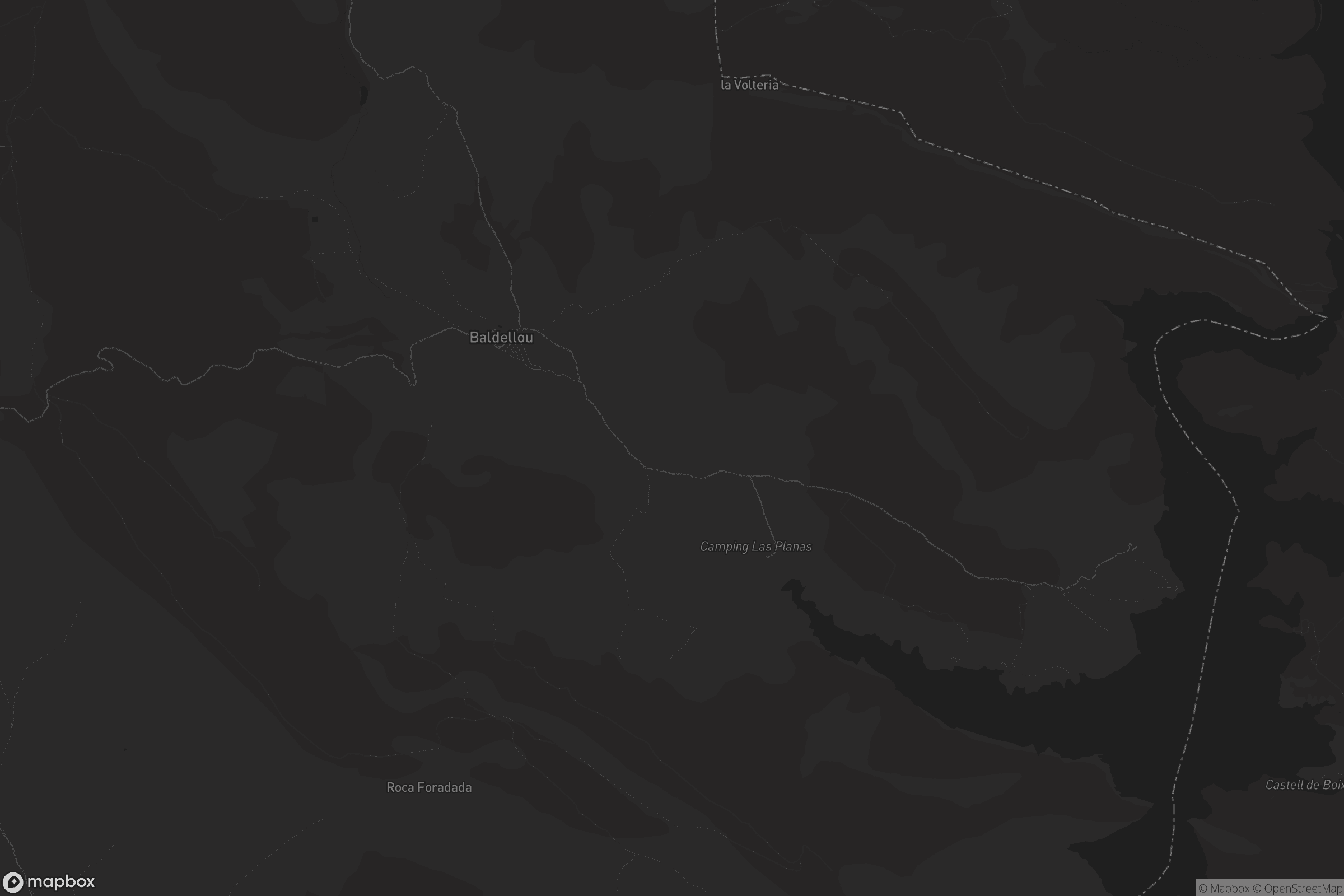 Mapa de Baldellou / Valdellou
