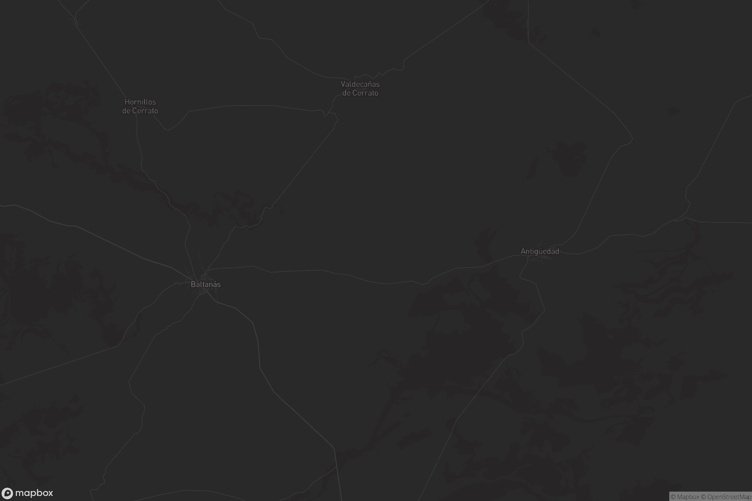 Mapa de Baltanás