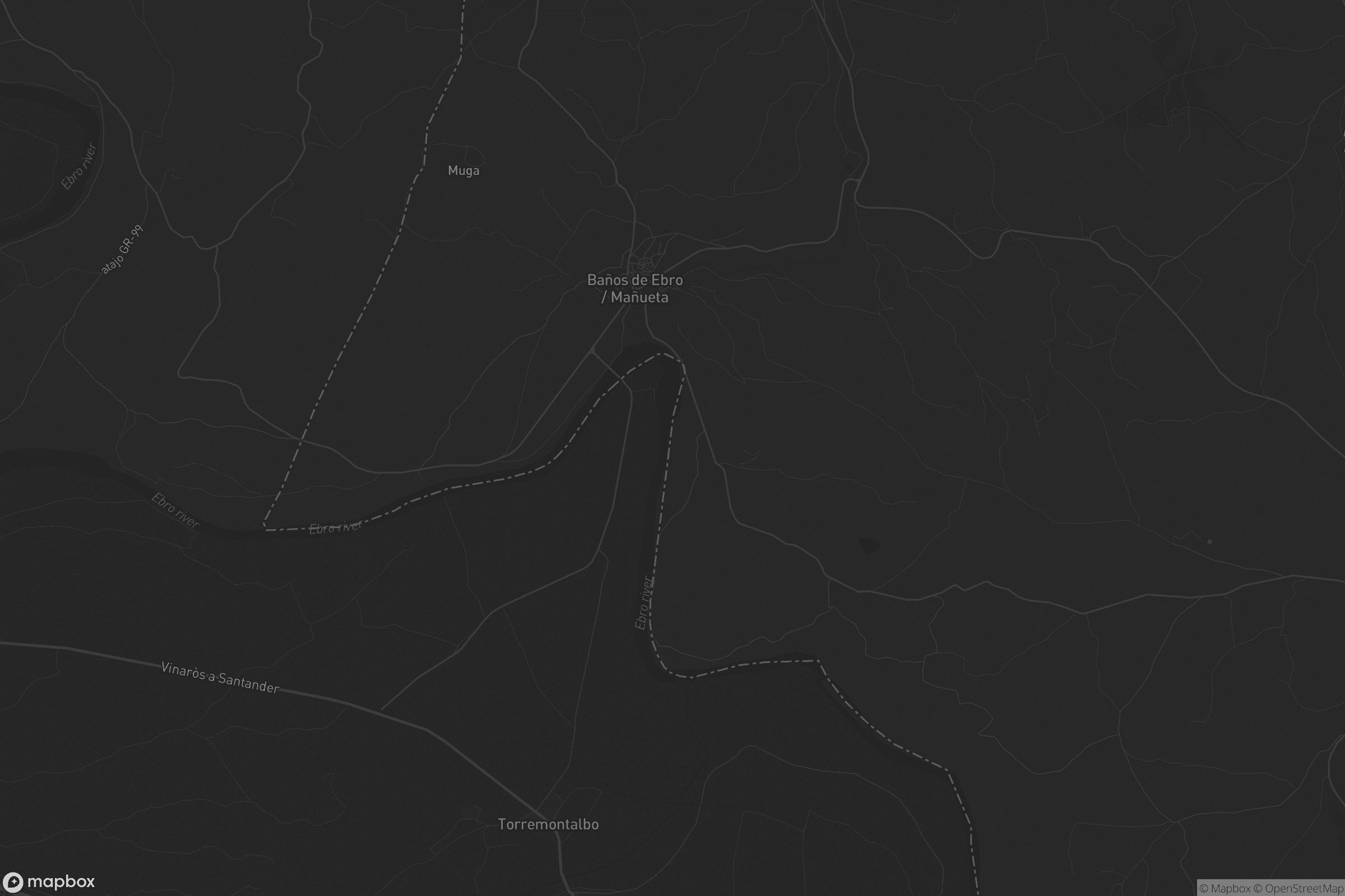 Mapa de Baños de Ebro / Mañueta