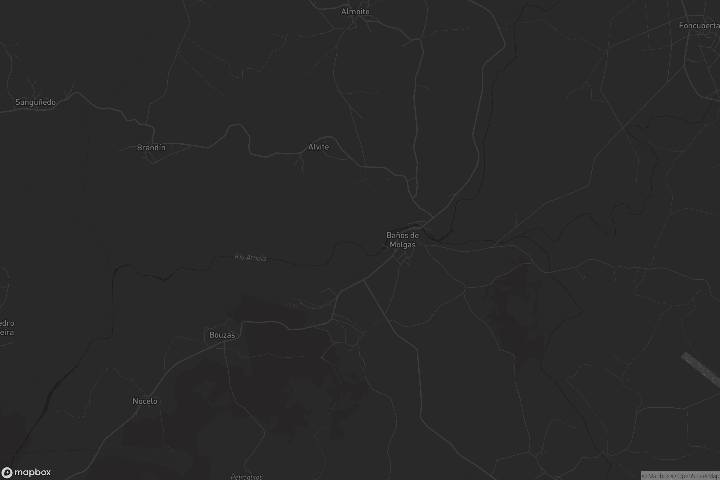 Mapa de Baños de Molgas