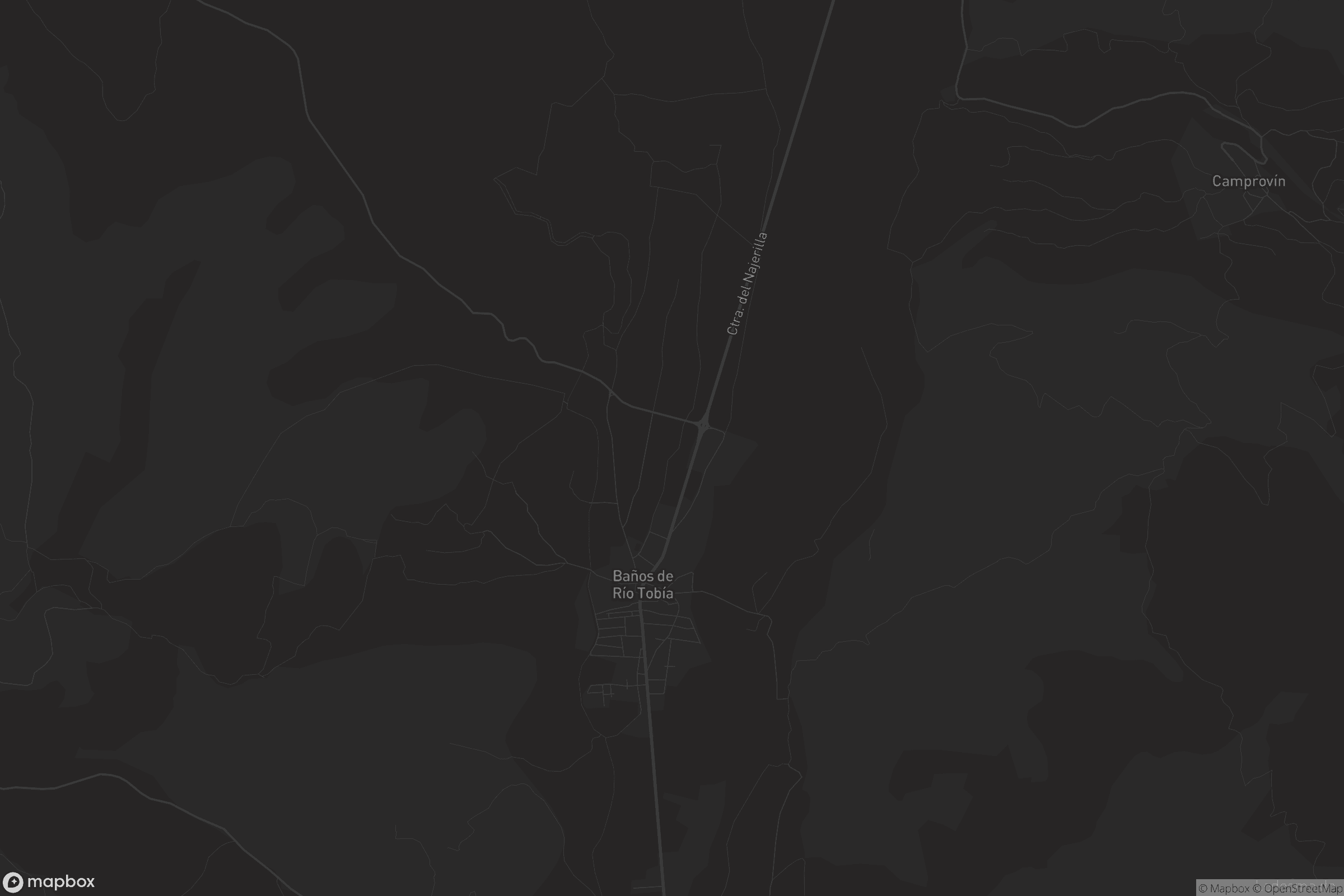 Mapa de Baños de Río Tobía