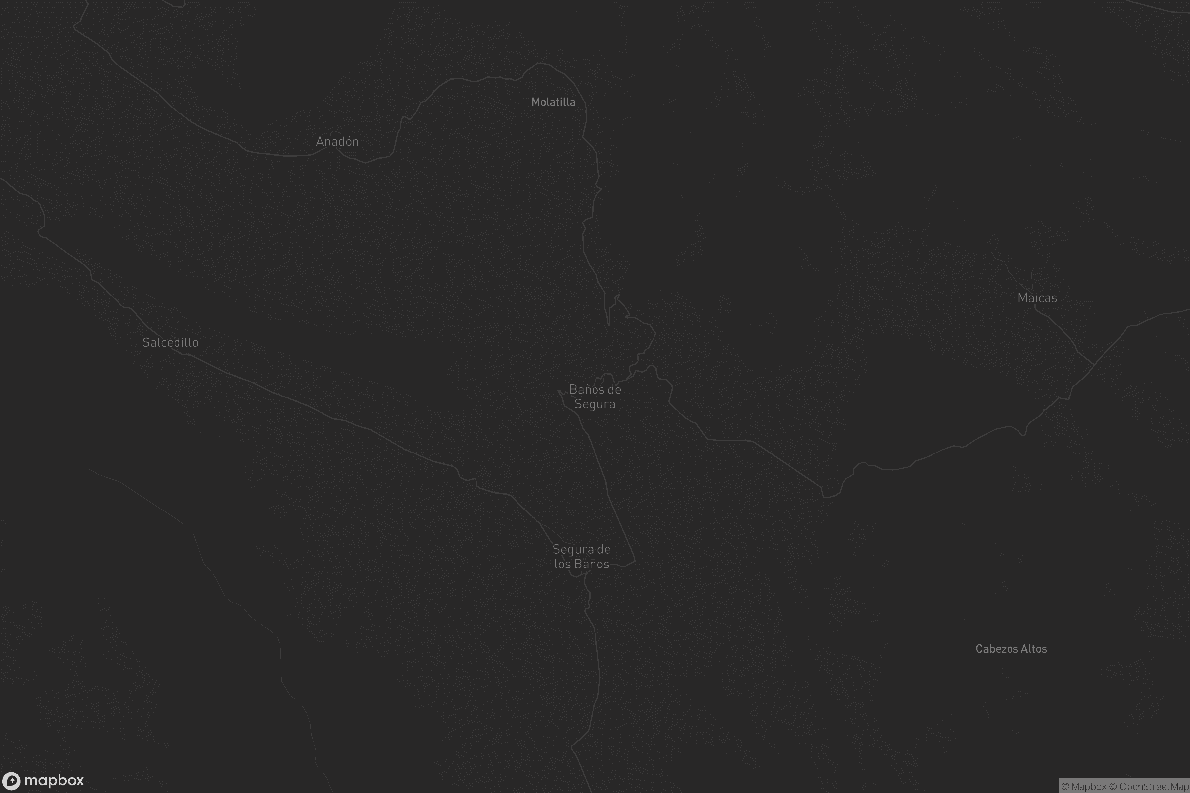 Mapa de Baños de Segura