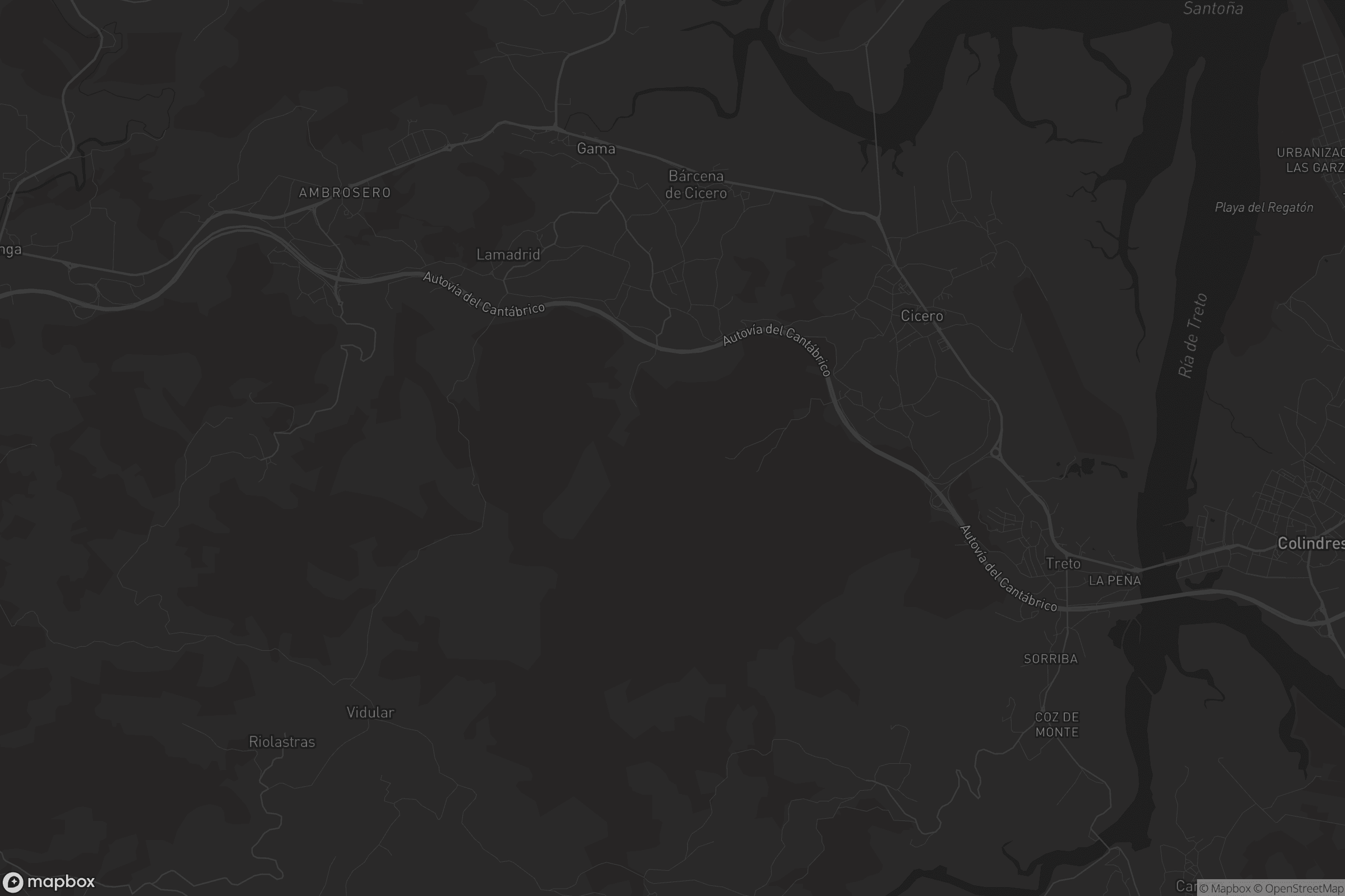 Mapa de Bárcena de Cicero