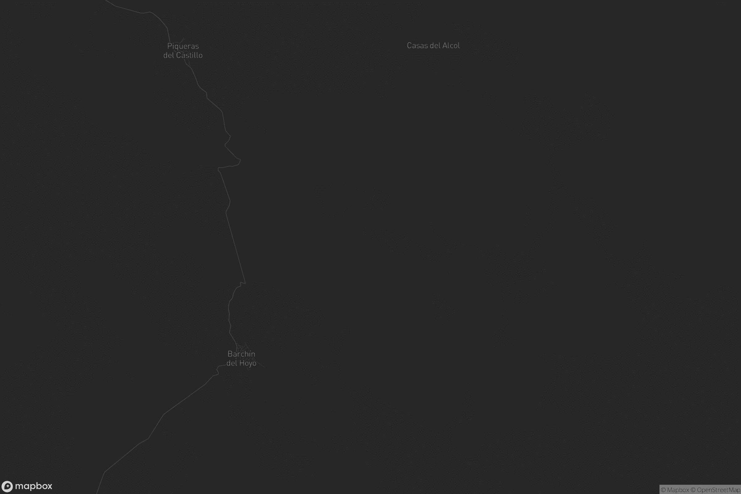 Mapa de Barchín del Hoyo